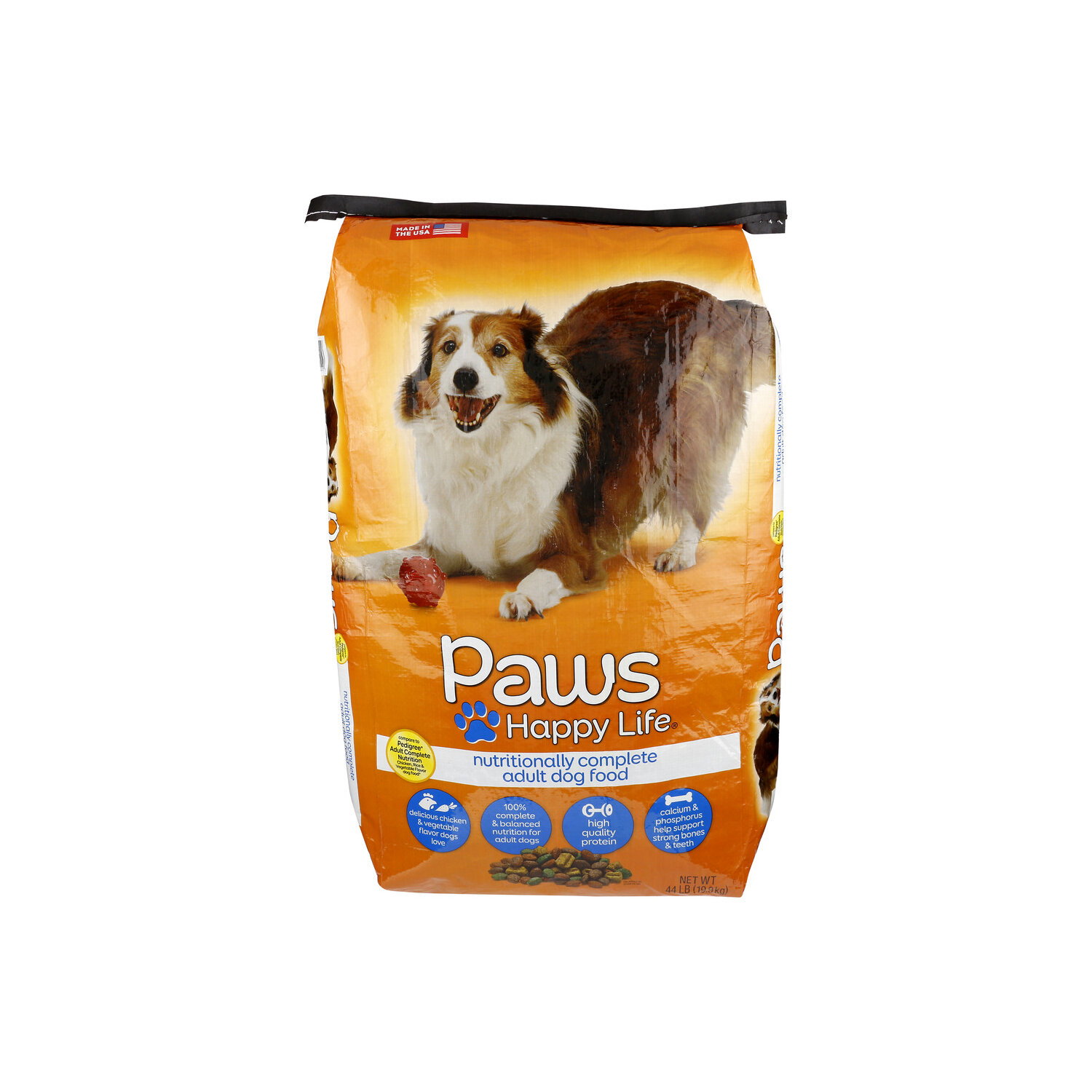 Paws Happy Life Nutritionally Complete Adult Dog Food - 44 Pound Image 1 of 4