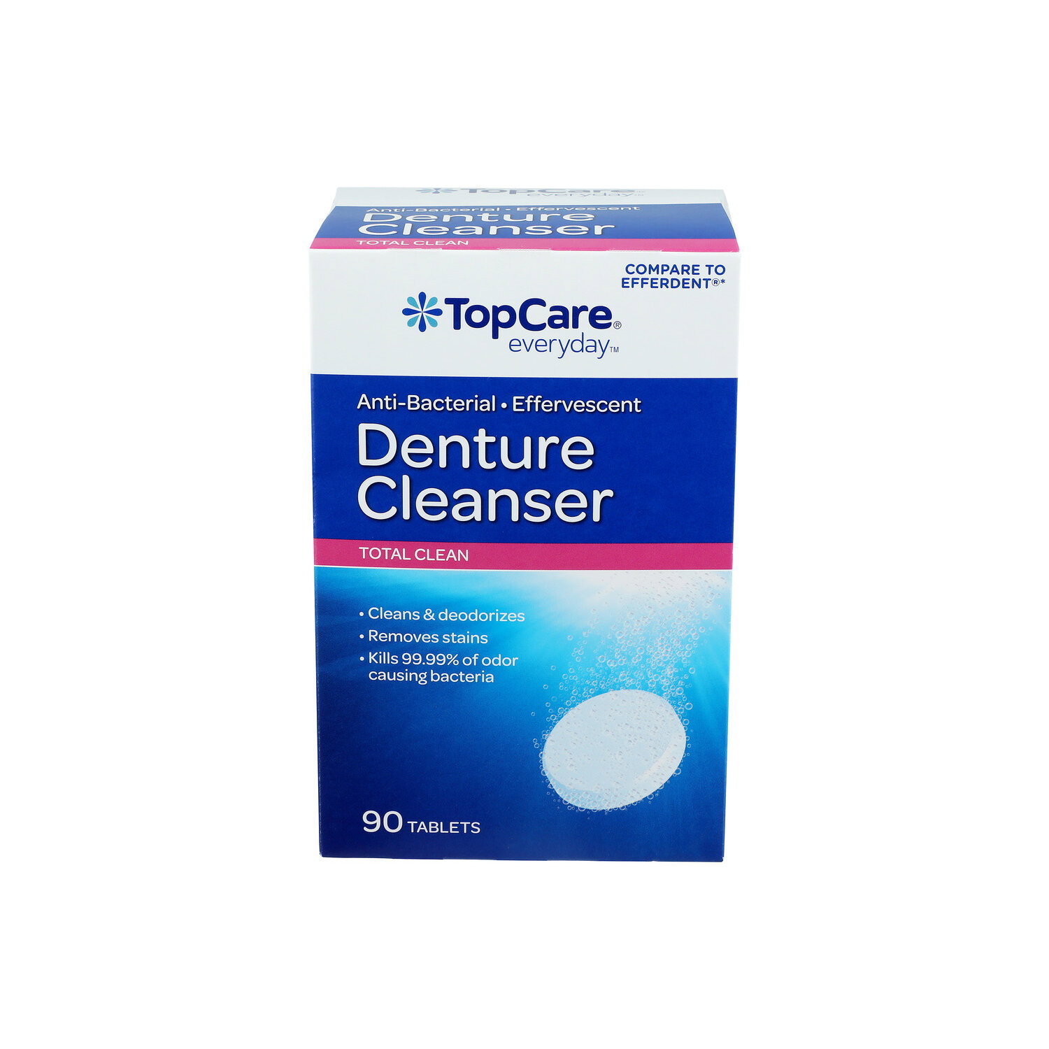 Top Care Everyday Denture Cleanser - 90 Count Image 1 of 2