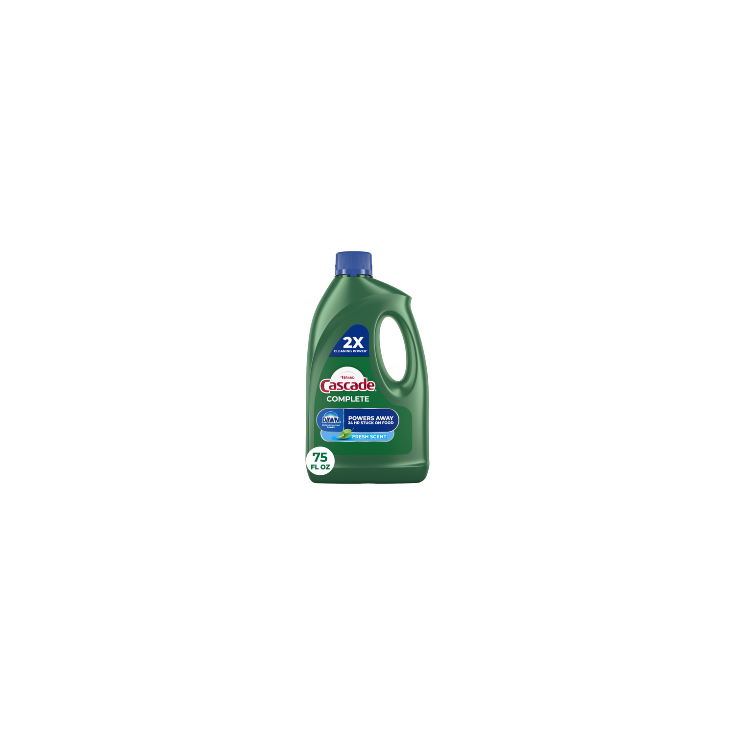 Cascade Complete Fresh Scent Dawn Grease Fighting Power Dishwasher Detergent - 75 Ounce Image 1 of 3
