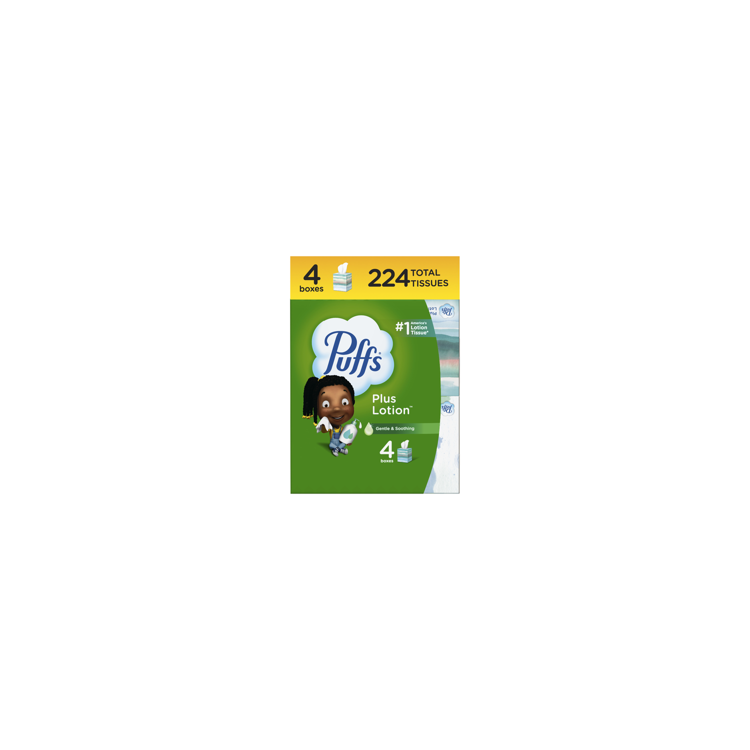 Puffs Plus Lotion Facial Tissues - 4 Count Image 1 of 3