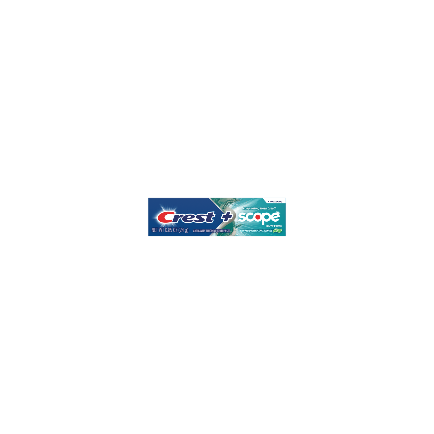 Crest Plus Scope Whitening Toothpaste, Minty Fresh - 0.85 Ounce Image 1 of 2