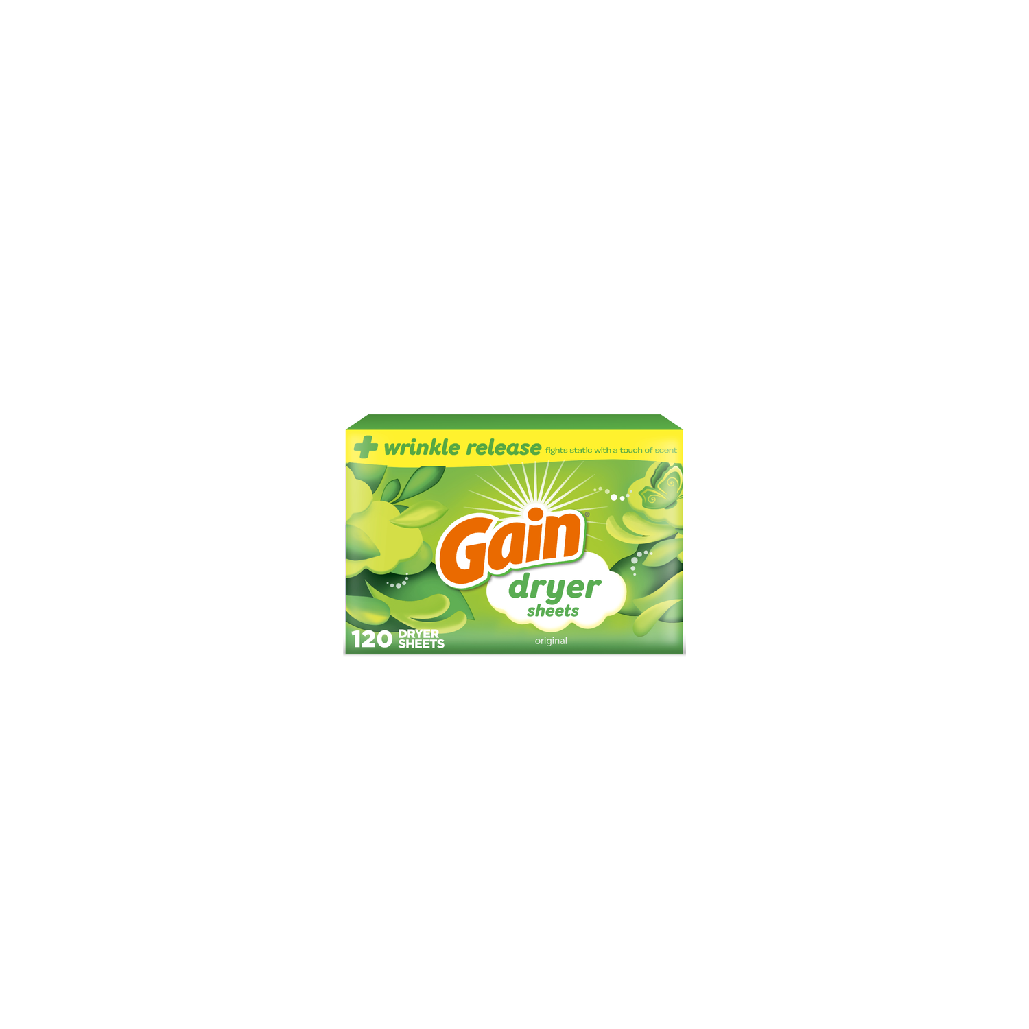 Gain Original Dryer Sheets - 120 Count Image 1 of 3