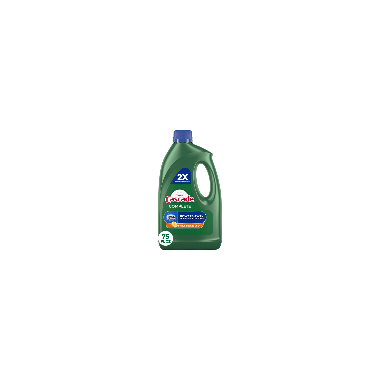 Cascade Citrus Complete Dishwasher Detergent Liquid Gel - 75 Ounce Image 1 of 2