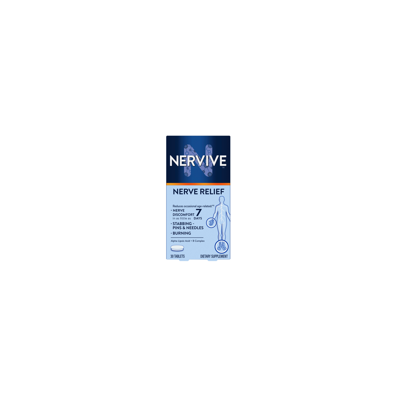Nervive Nerve Relief - 30 Count Image 1 of 2