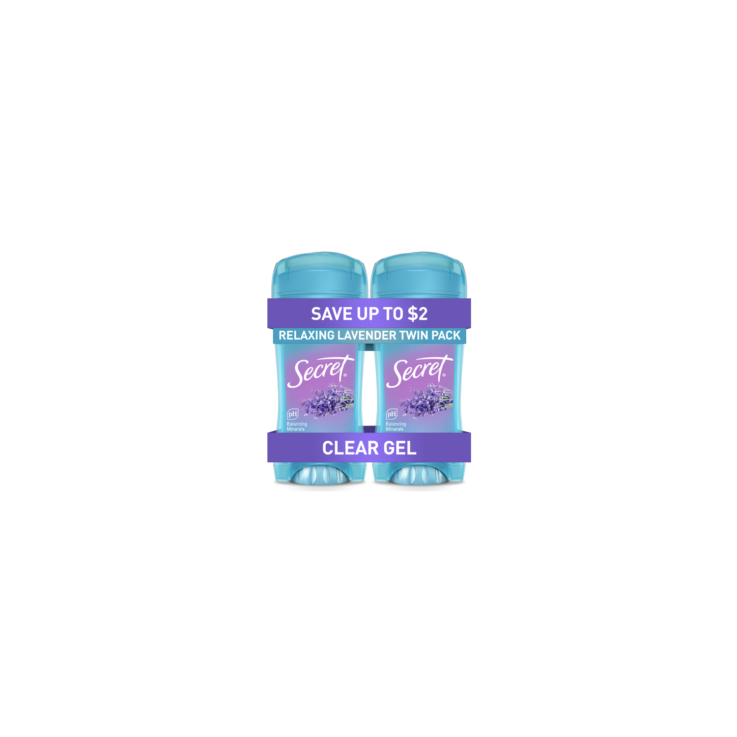 Secret Relaxing Lavender Clear Gel Antiperspirant Deodorant - 5.2 Ounce Image 1 of 2