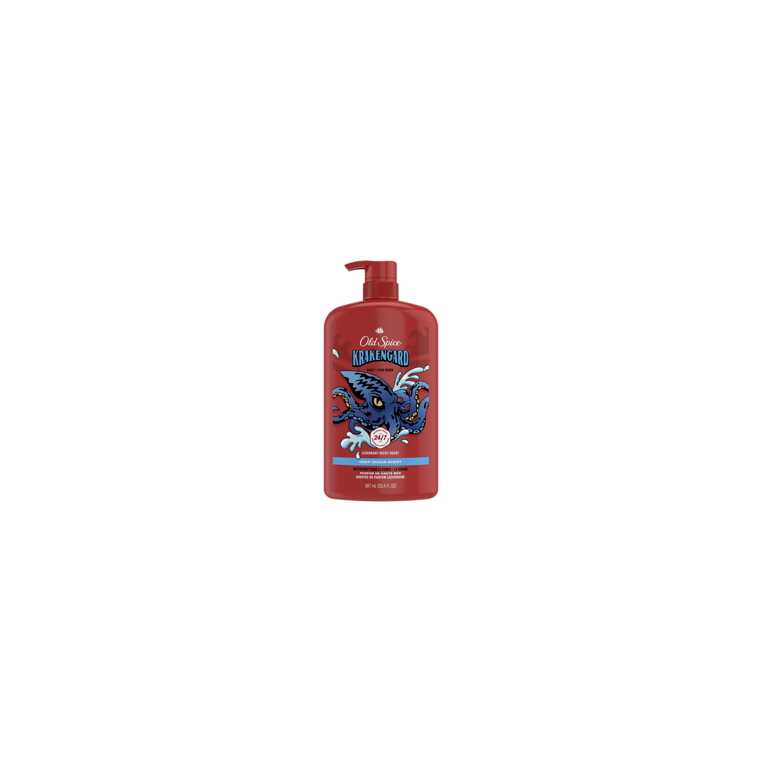 Old Spice Body Wash For Men, 24/7 Shower Clean, Krakengard - 33.4 Ounce Image 1 of 2