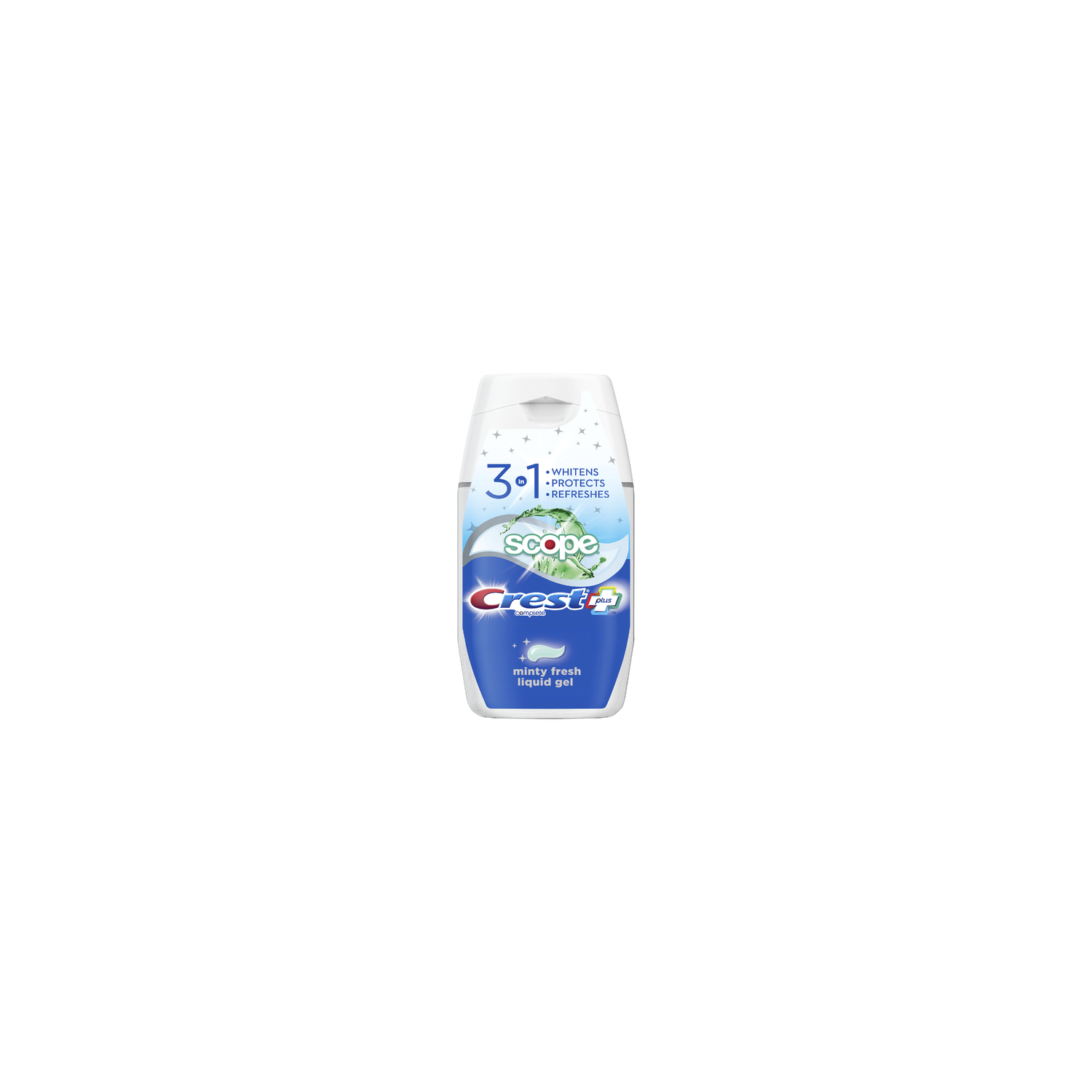 Crest Complete Plus Minty Fresh Liquid Gel Anticavity Fluoride Toothpaste - 4.6 Ounce Image 1 of 2