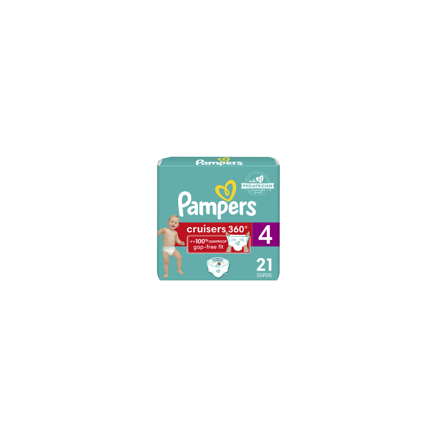 Pampers Cruisers Jumbo Pack - 22 Count Image 1 of 3