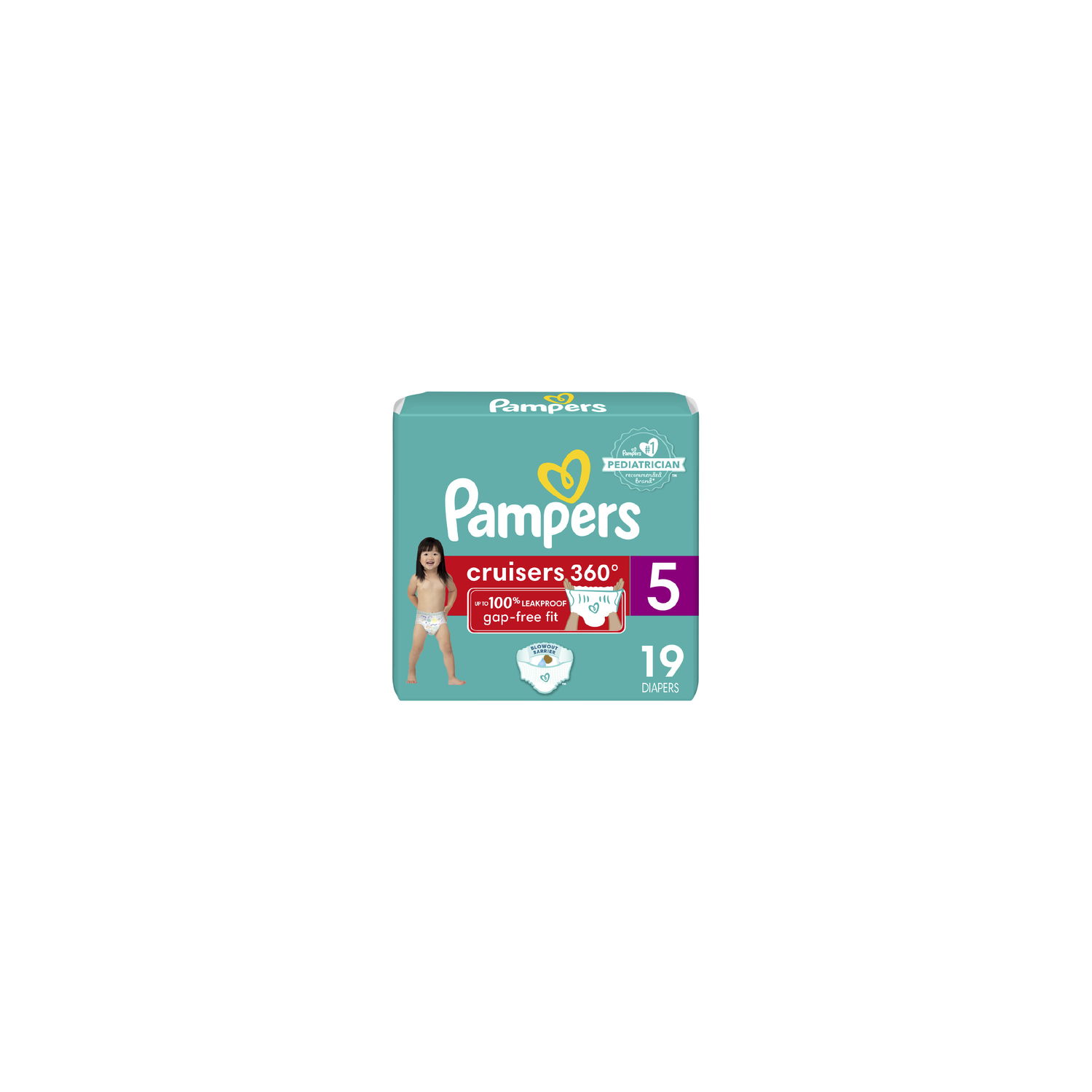 Pampers Jumbo Pack Cruisers 360 - 19 Count Image 1 of 2
