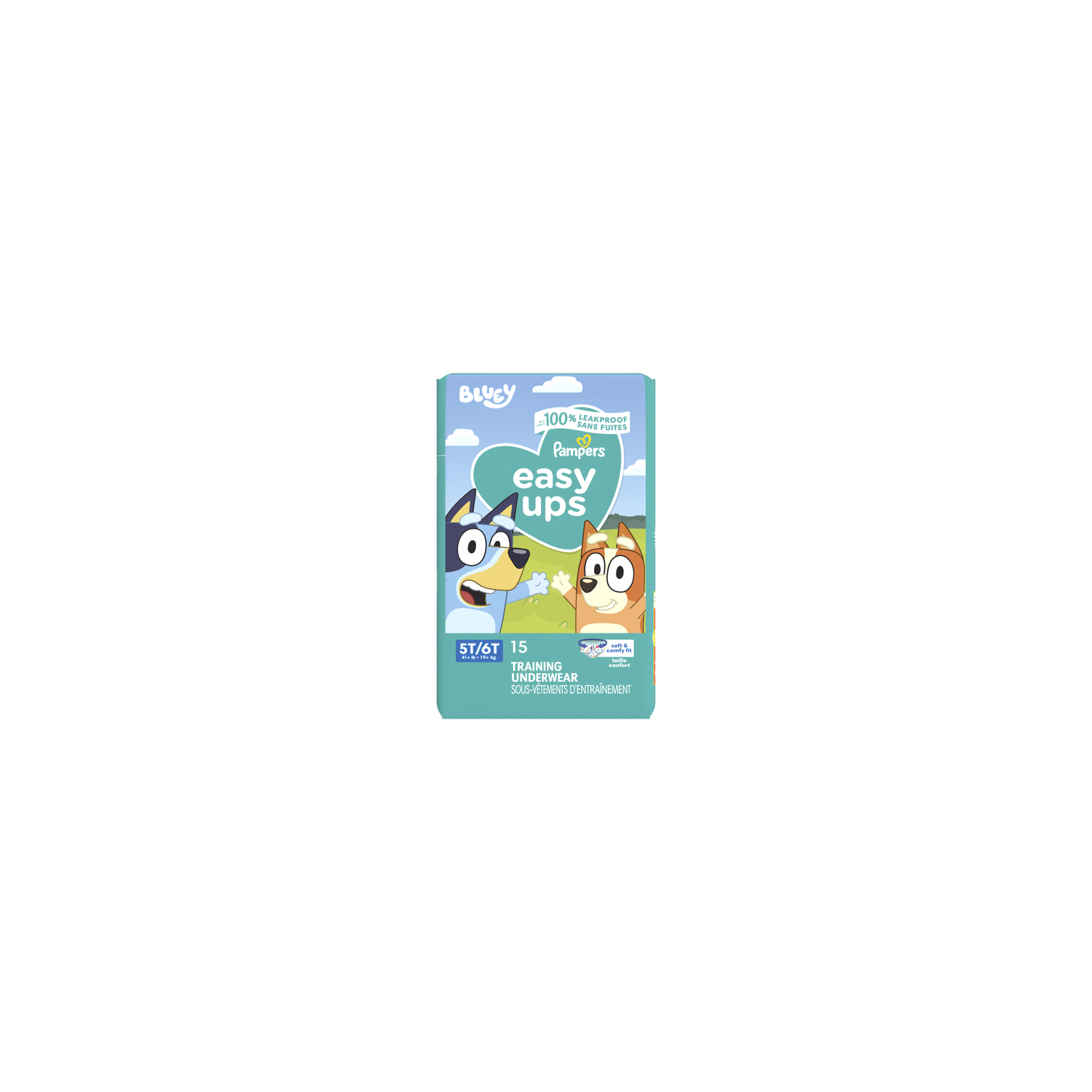 Pampers Easy Ups Potty Training Pants Size 7 5T6T - 16 Count