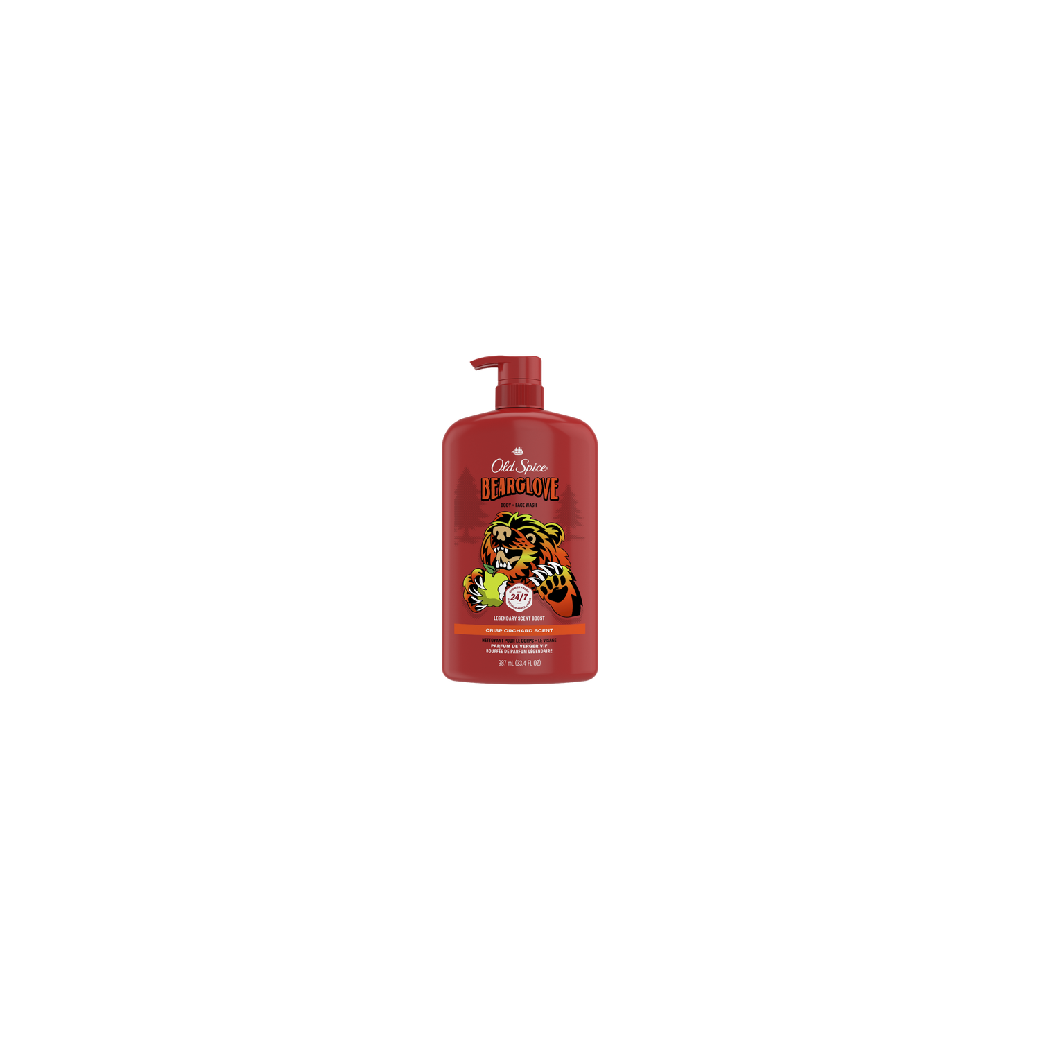Old Spice Body Wash For Men, 24/7 Shower Clean, Bearglove - 33.4 Ounce Image 1 of 2