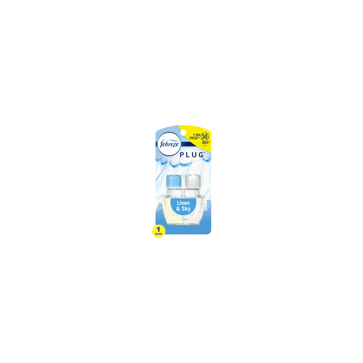 Febreze Plug Linen & Sky Scented Oil Refill - 26 ml Image 1 of 2