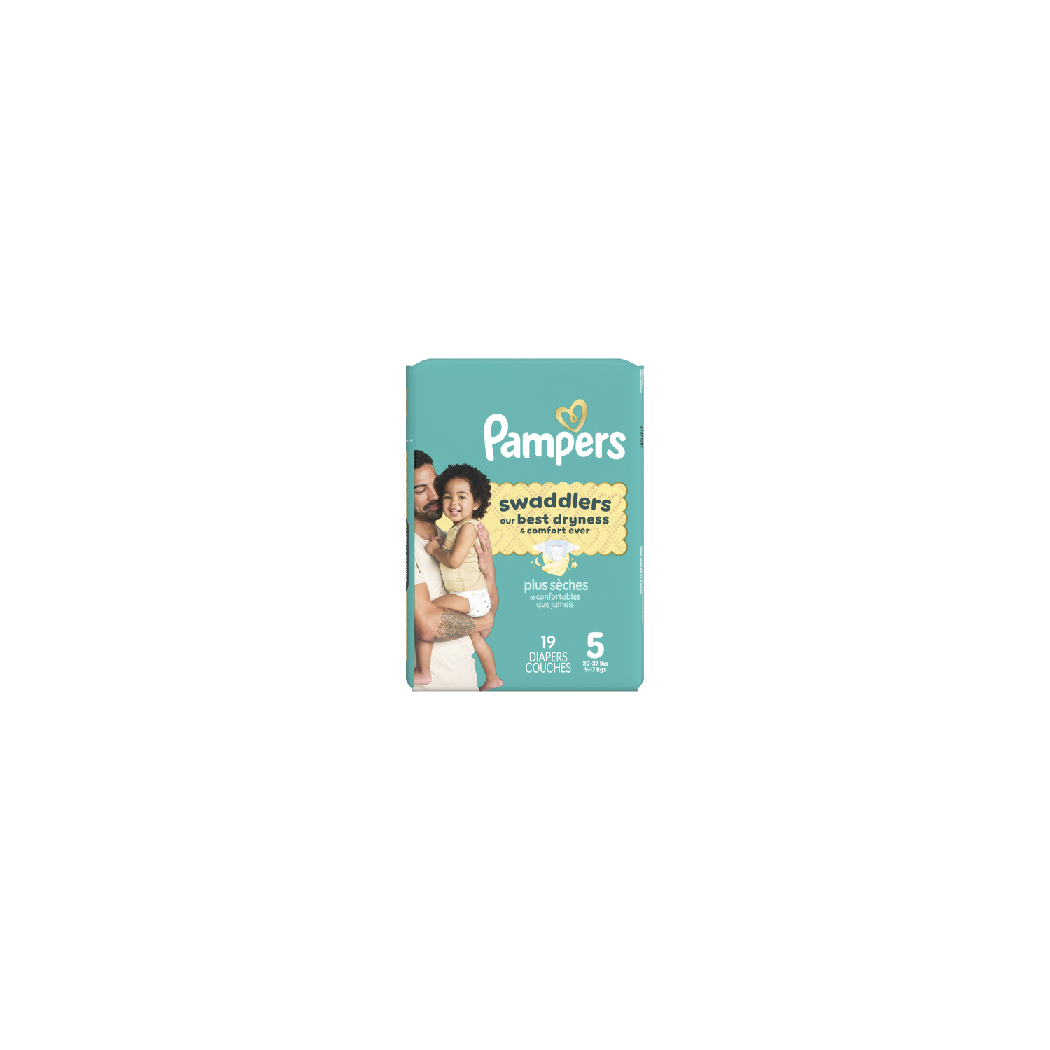 Pampers Swaddlers Diapers Size 5 - 19 count