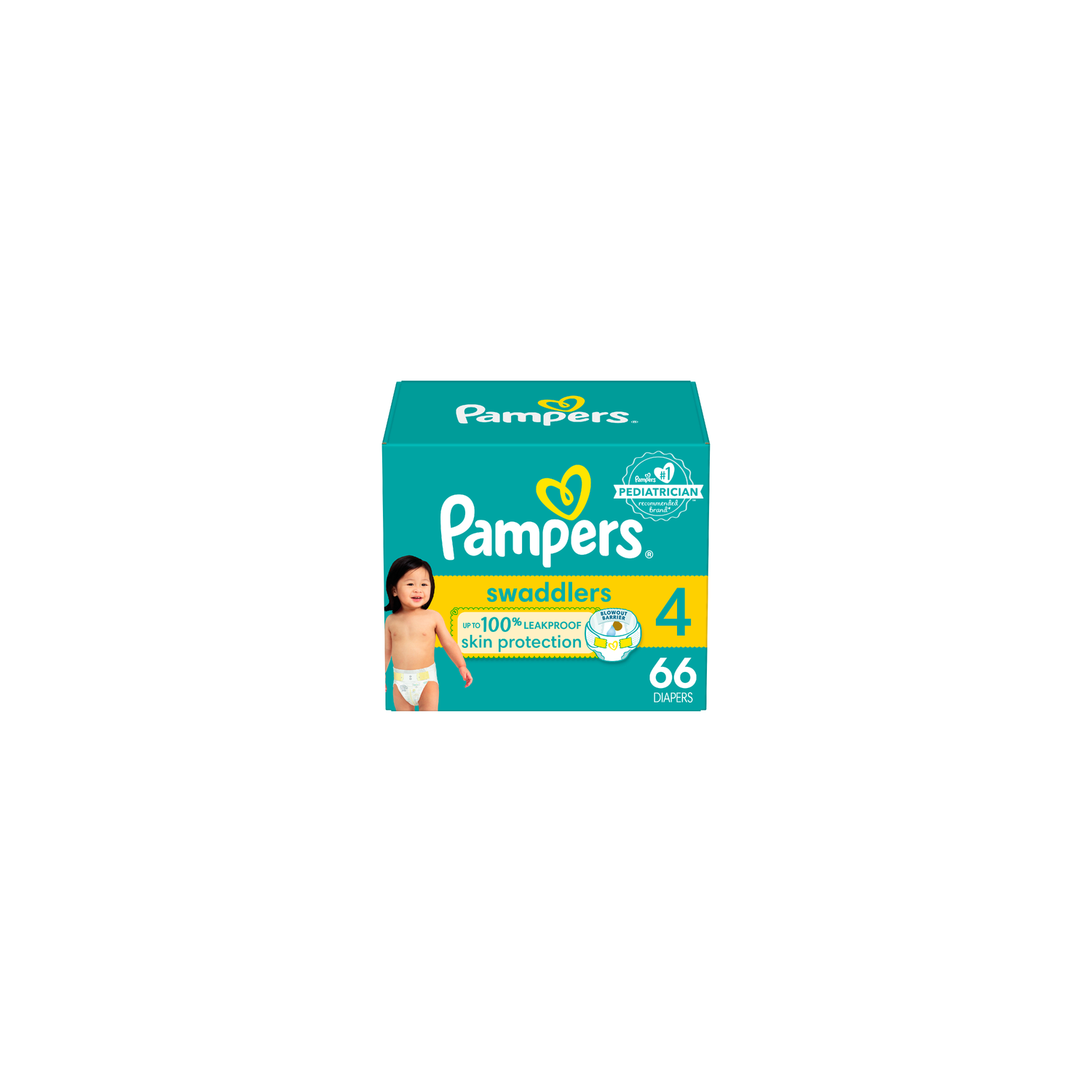 Pampers Swaddlers Super Pack Active Baby - 66 Count - Super 1 Foods