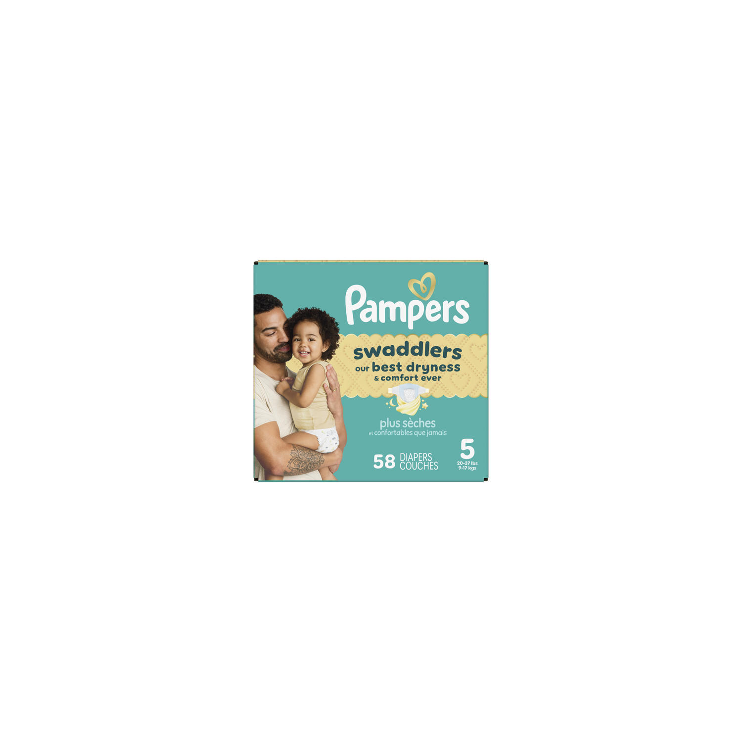 Pampers Swaddlers Active Baby 5 - 58 Count