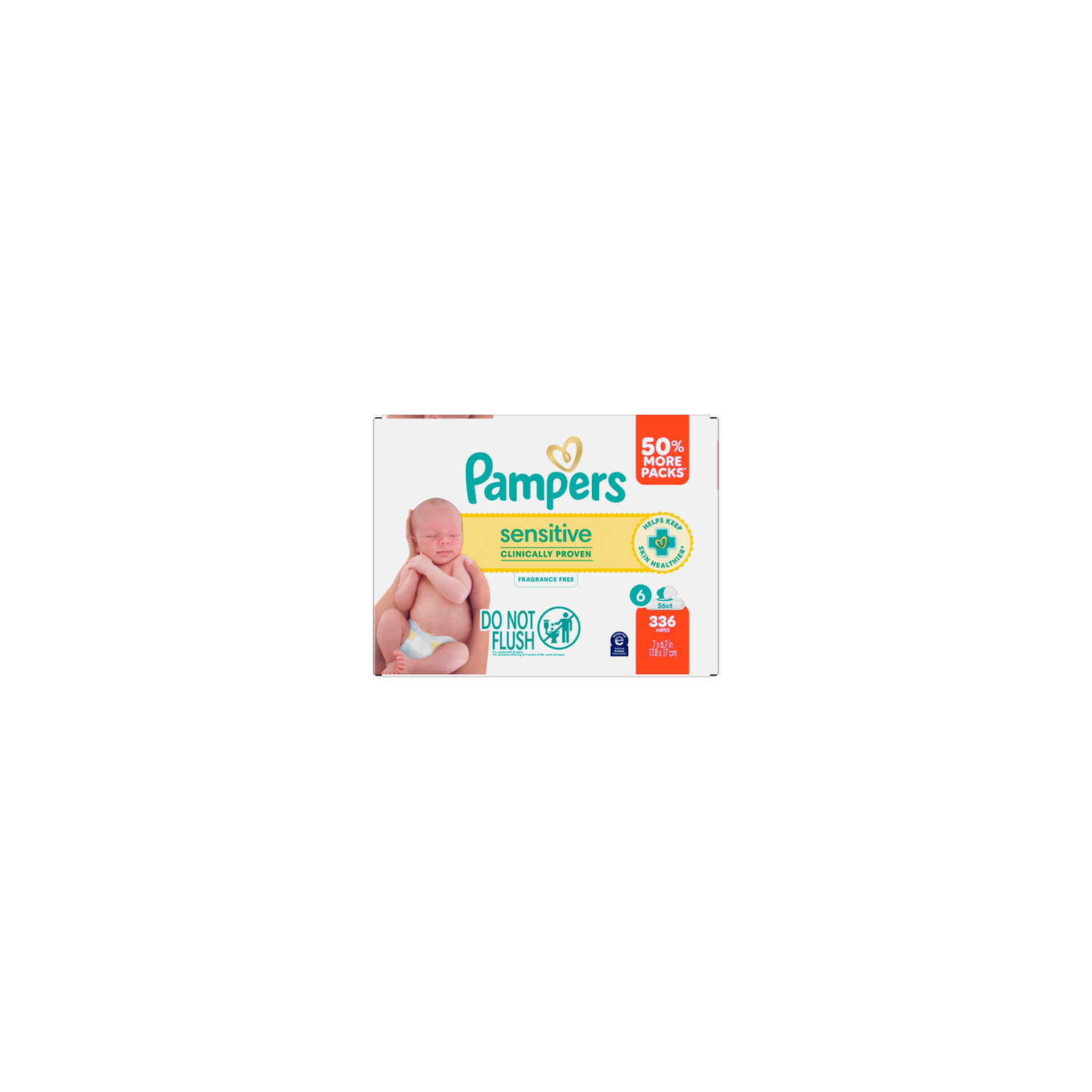 Pampers Sensitive Baby Wipes - 336 Count