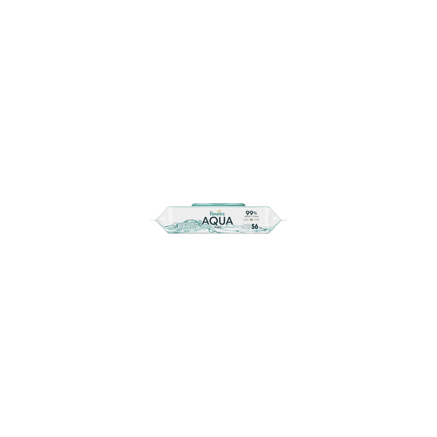 Pampers Aqua Pure Wipes - 56 Count