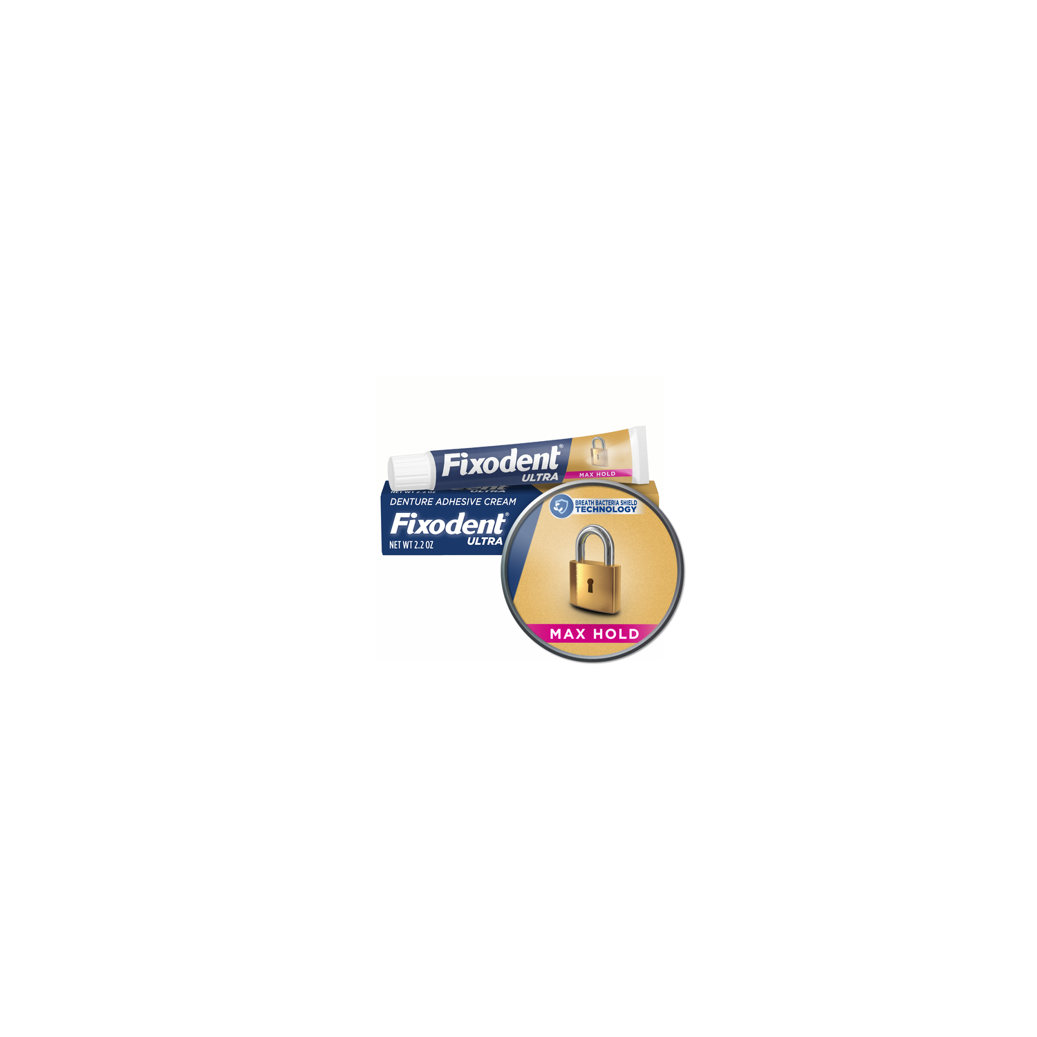 Fixodent Ultra Denture Adhesive Cream - 2.2 Ounce Image 1 of 3