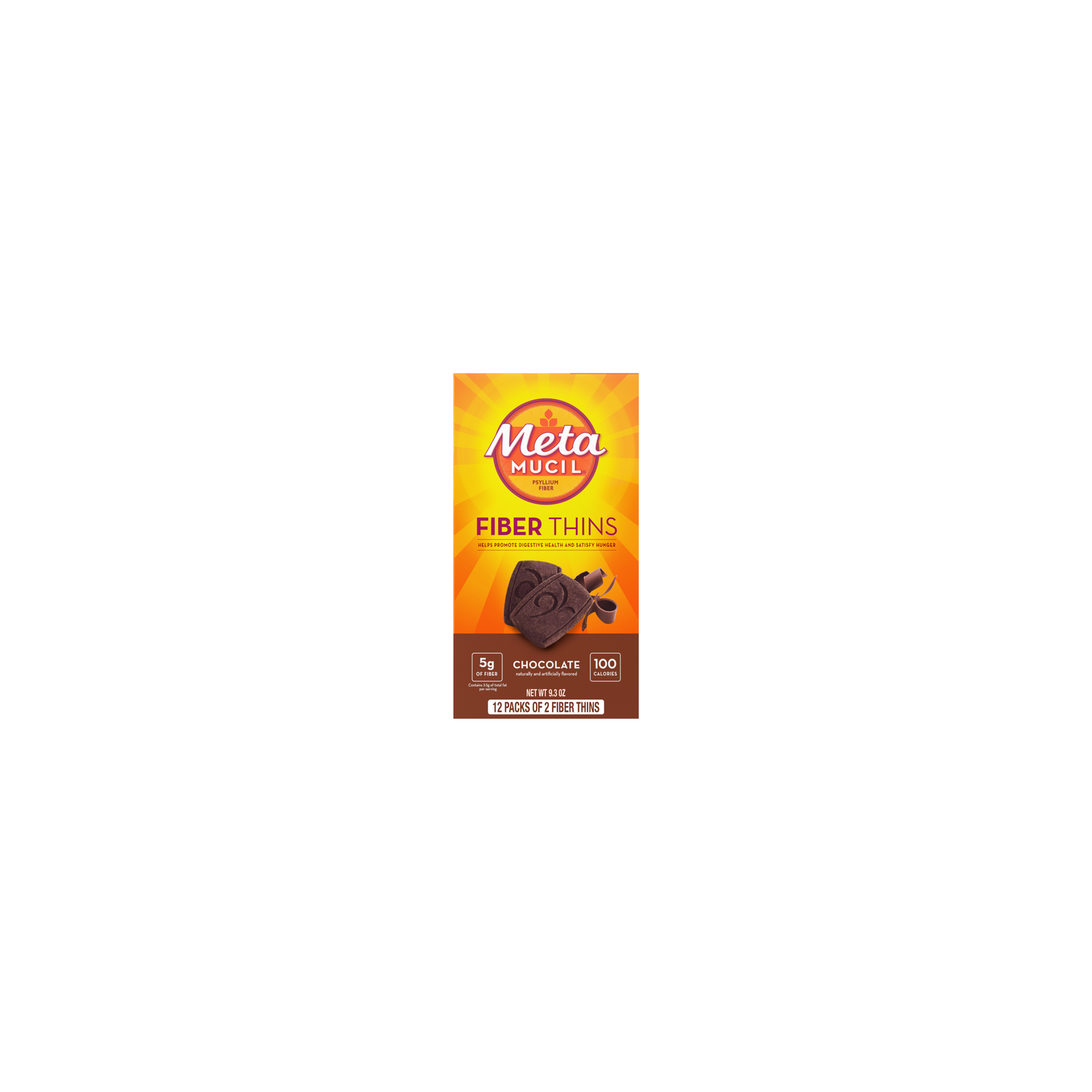 Meta Mucil Fiber Thins Chocolate - 9.3 Ounce Image 1 of 4