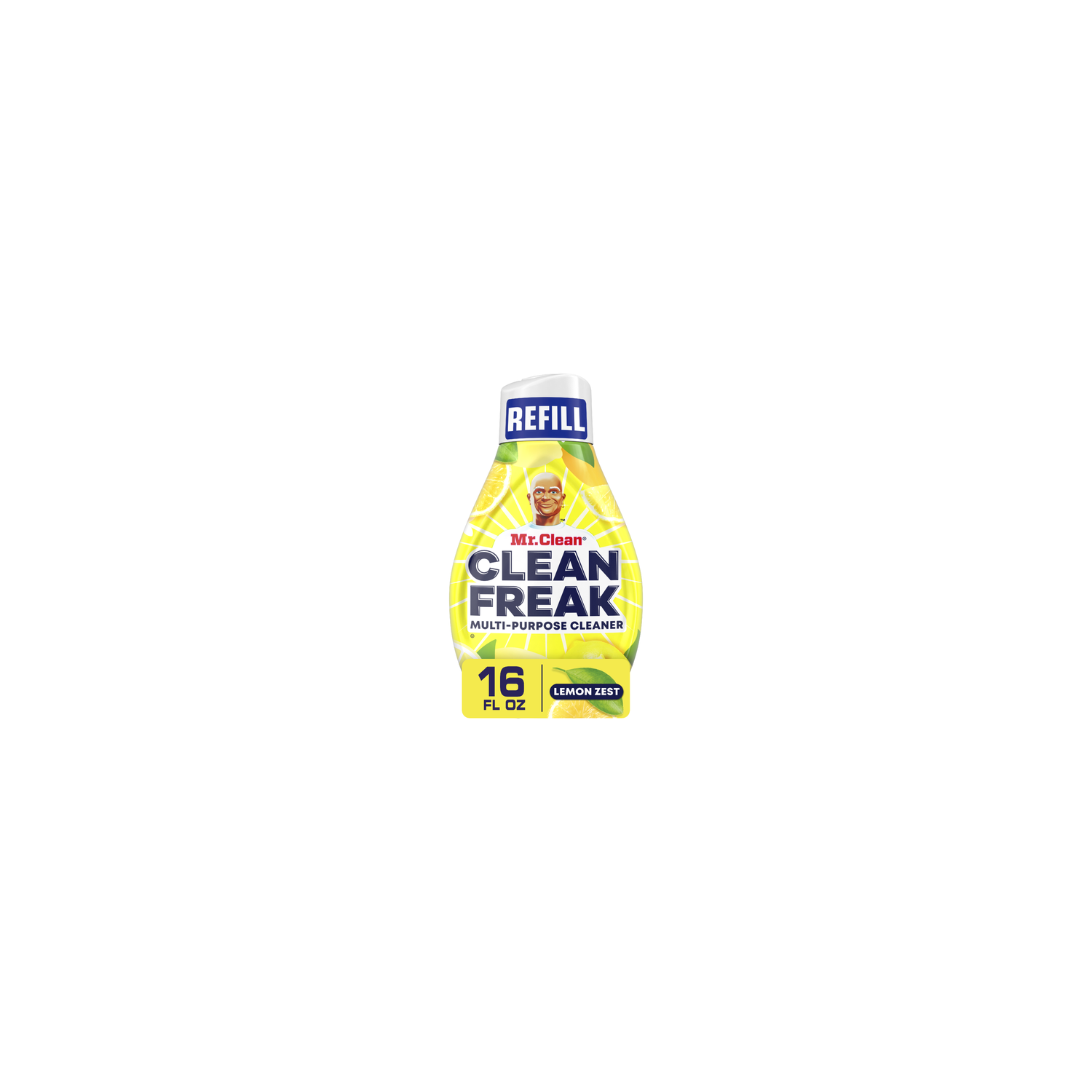 Mr. Clean , Freak Deep Cleaning Mist Multi-Surface Spray, Lemon Zest Scent Refill - 16 Fluid Ounce Image 1 of 3