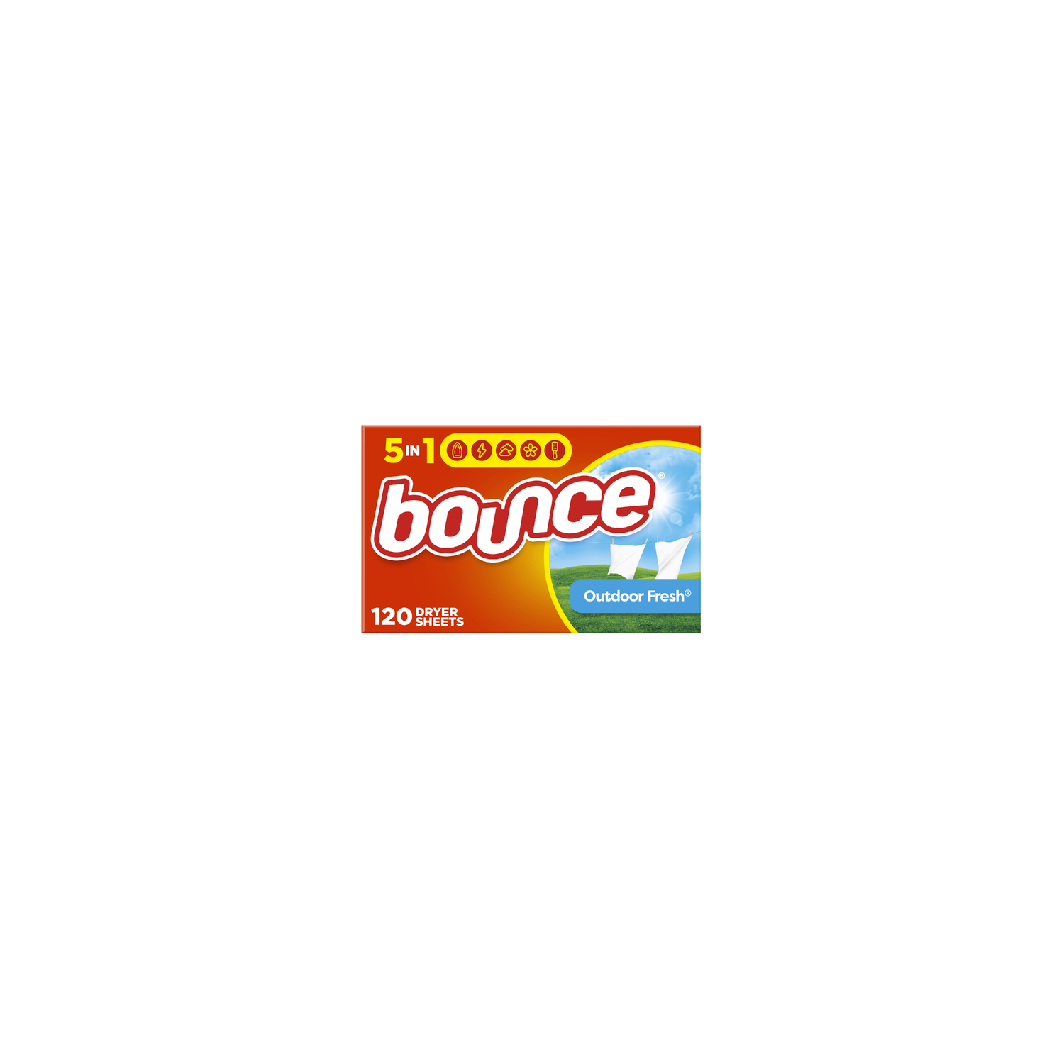 Bounce Outdoor Fresh Dryer Sheets - 120 Count Image 1 of 3