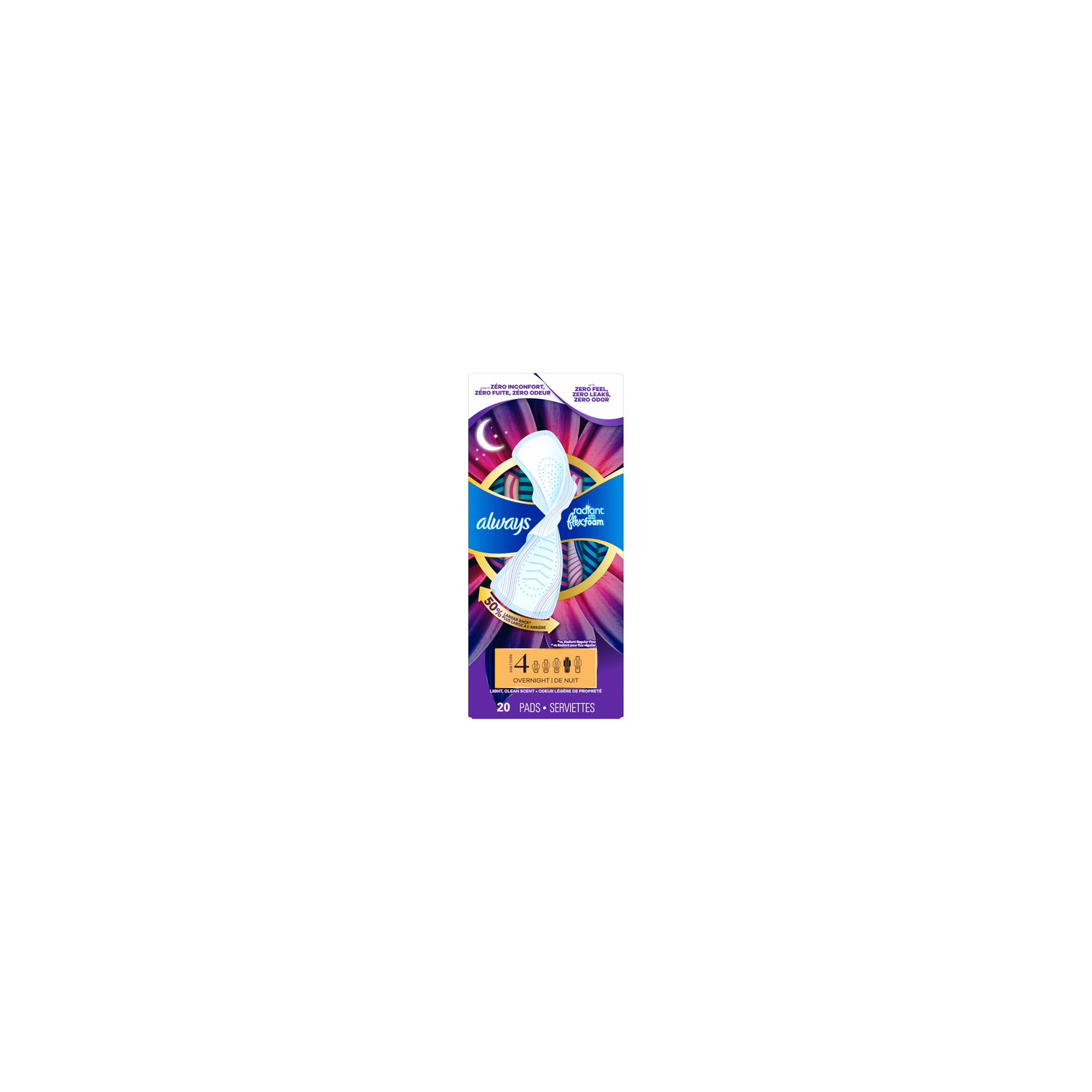 Always Radiant With Flexfoam - 20 Count Image 1 of 2