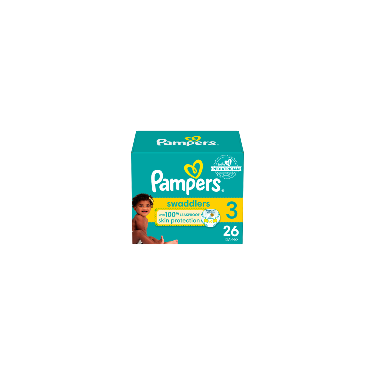 Pampers Swaddlers Jumbo Pack Active Baby - 26 Count