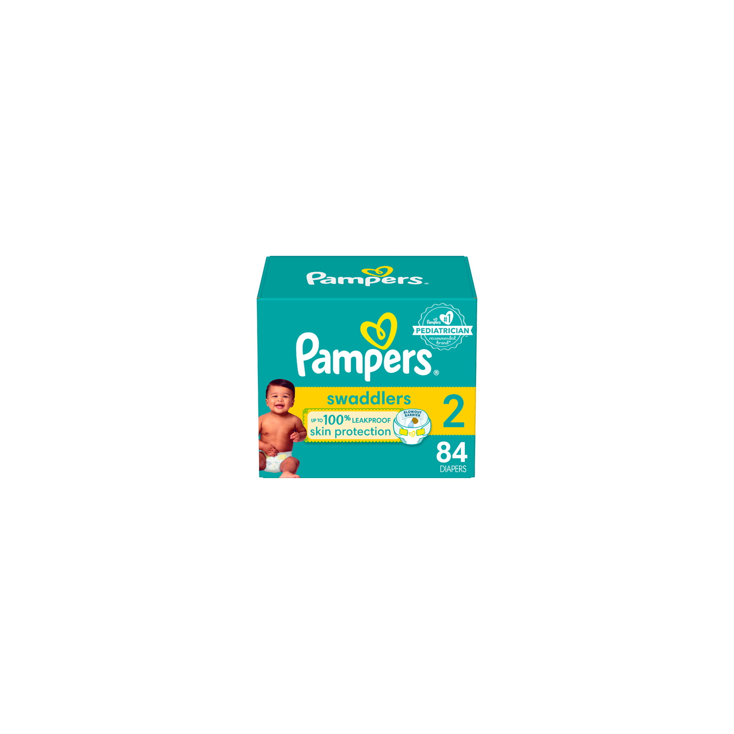Pampers Super Pack Swaddlers - 84 Count - Brookshire's