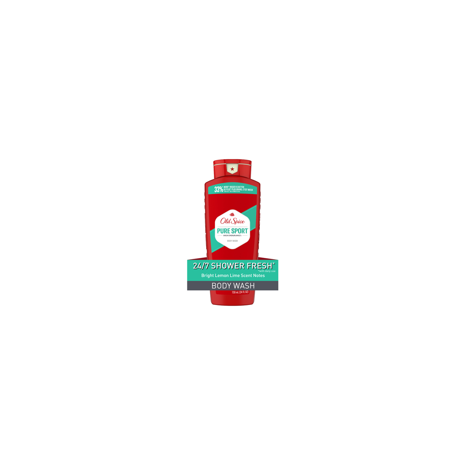 Old Spice High Endurance Body Wash For Men, Pure Sport Scent - 24 Ounce Image 1 of 2