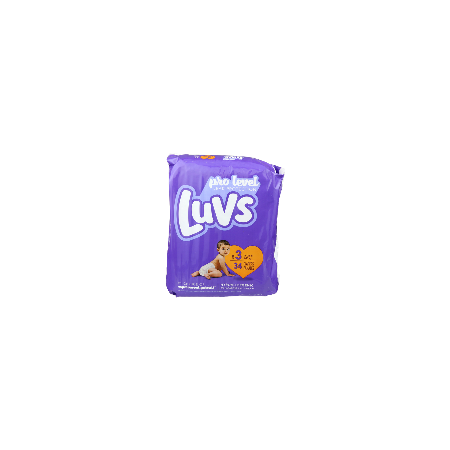 Luvs Pro Level Leak Protection Diapers - 34 Count Image 1 of 3