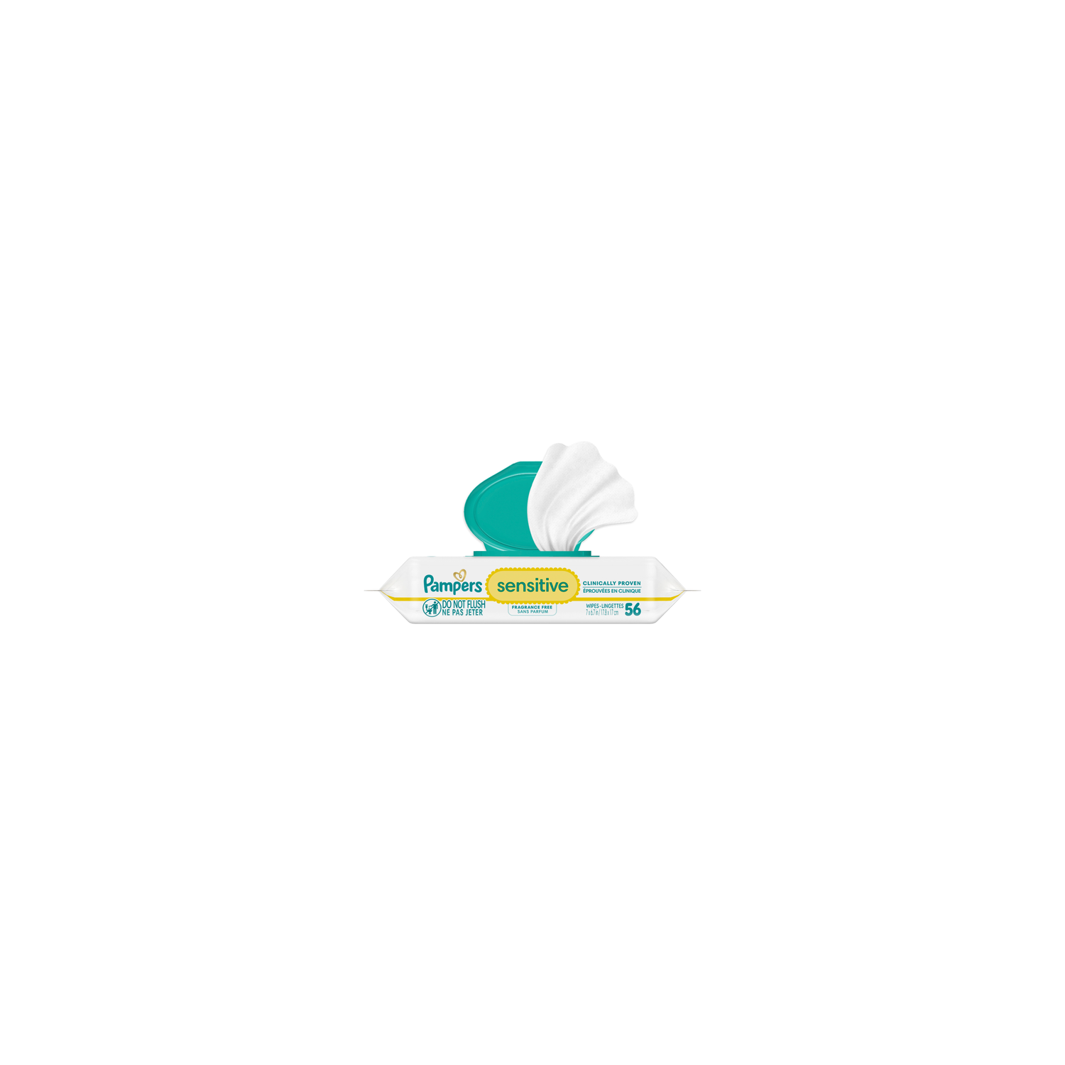 Pampers Wipes - 56 Count