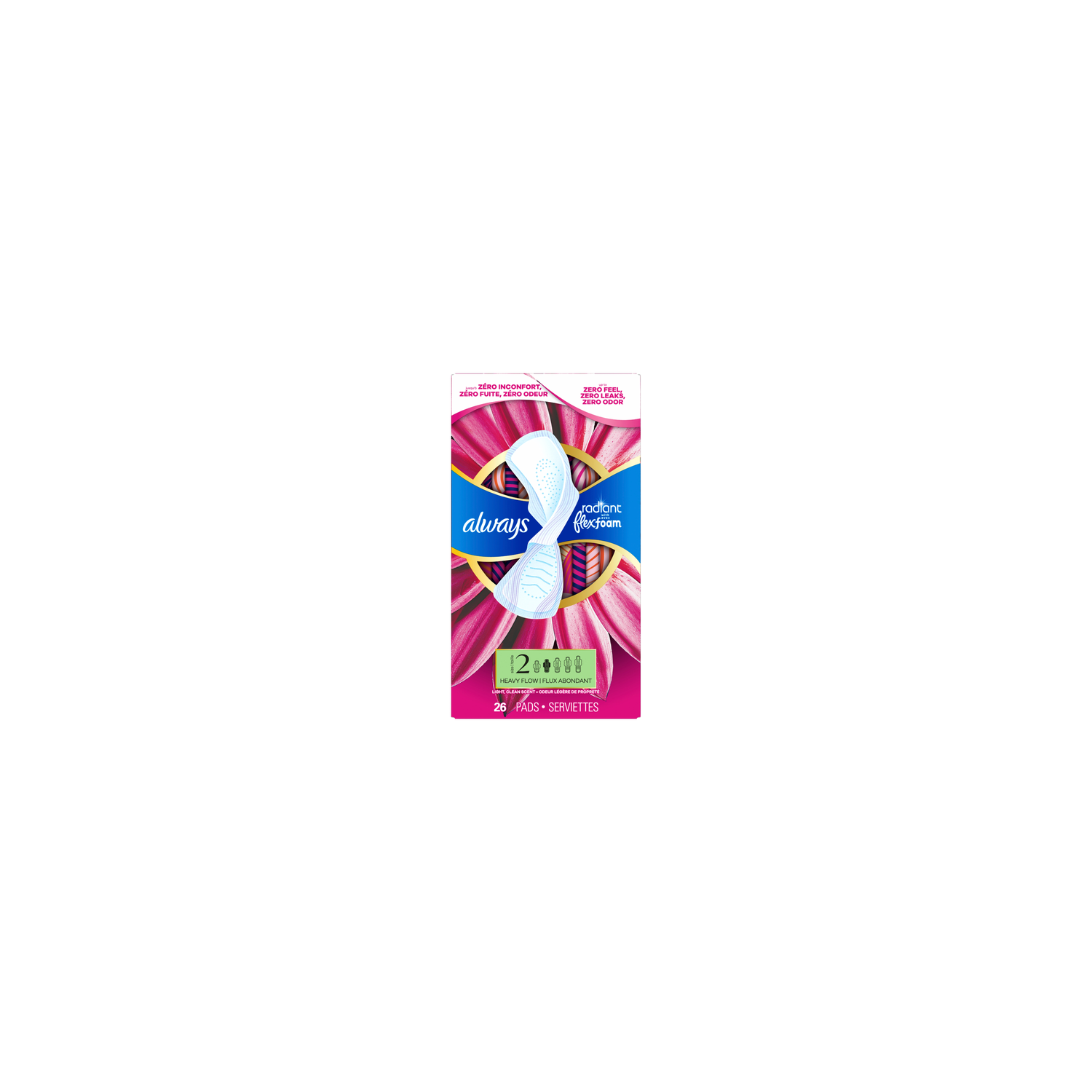 Always Light, Clean Scent Radiant - 26 Count Image 1 of 2