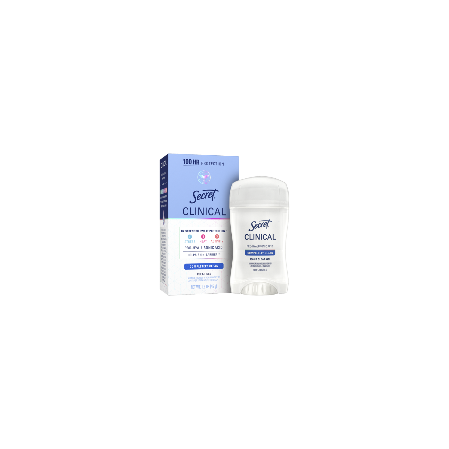 Secret Clinical Strength Clear Gel Antiperspirant Deodorant - 1.6 Ounce