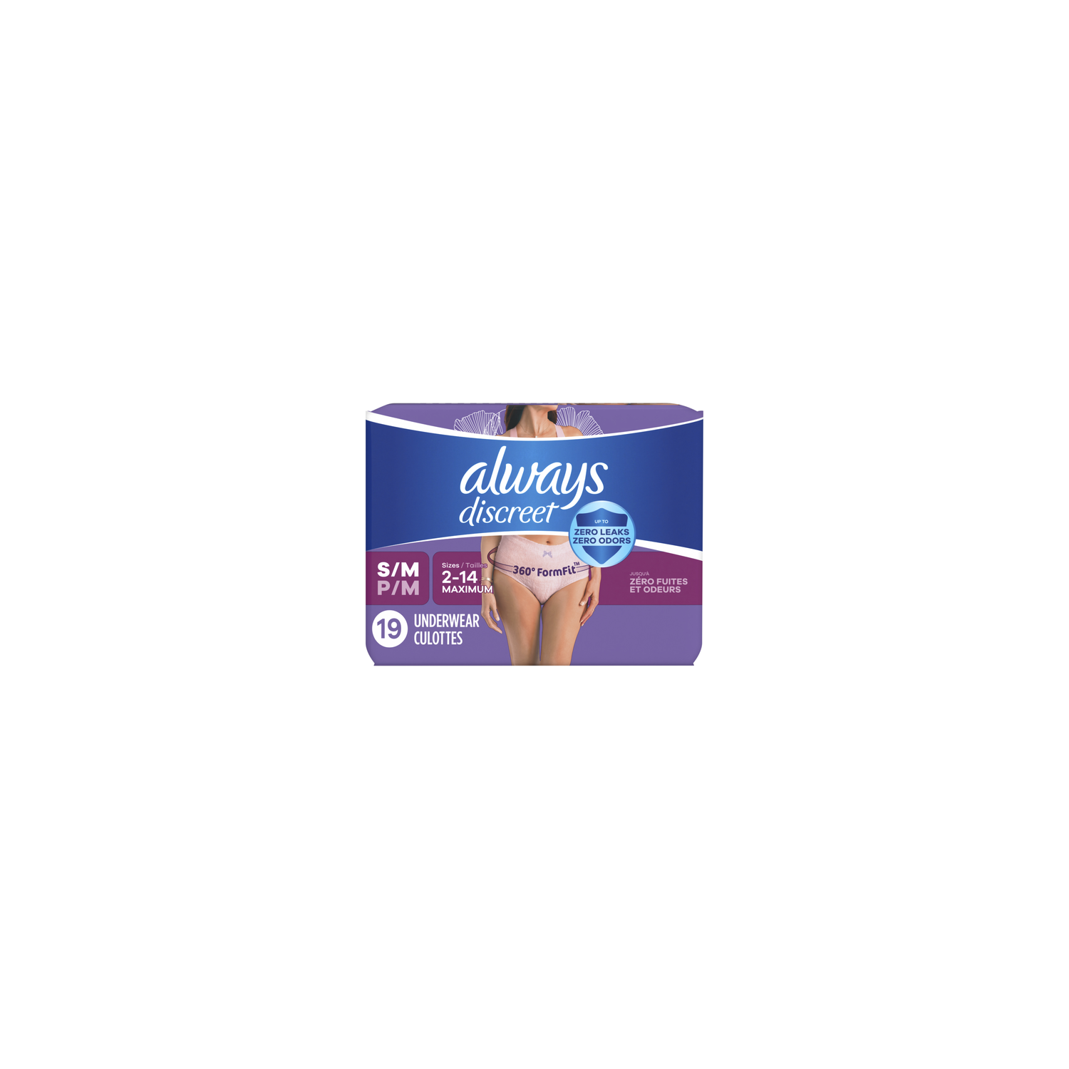 Always Discreet Underwear - 19 Count Image 1 of 2