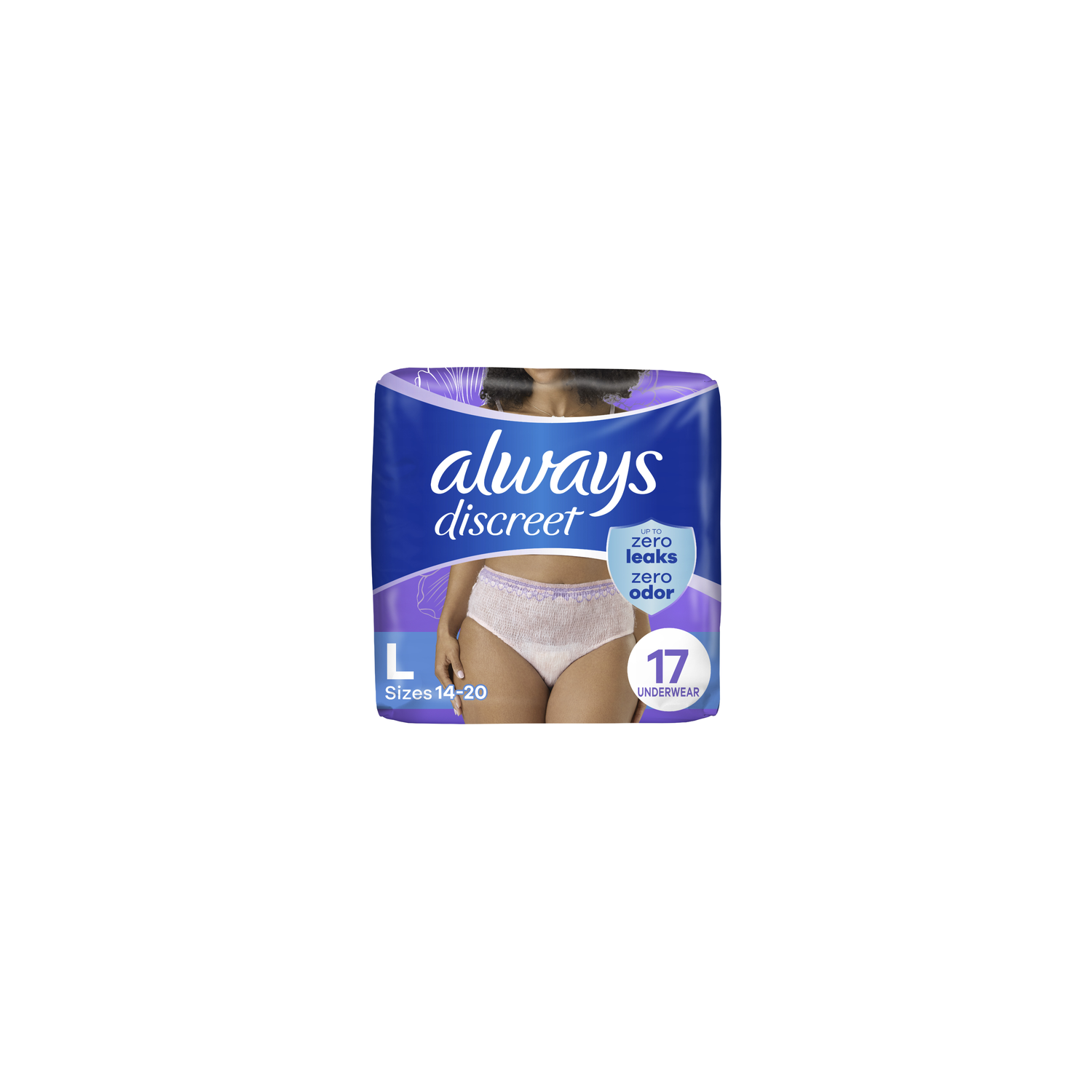 Always Discreet l Maximum Protection Underwear - 17 Count