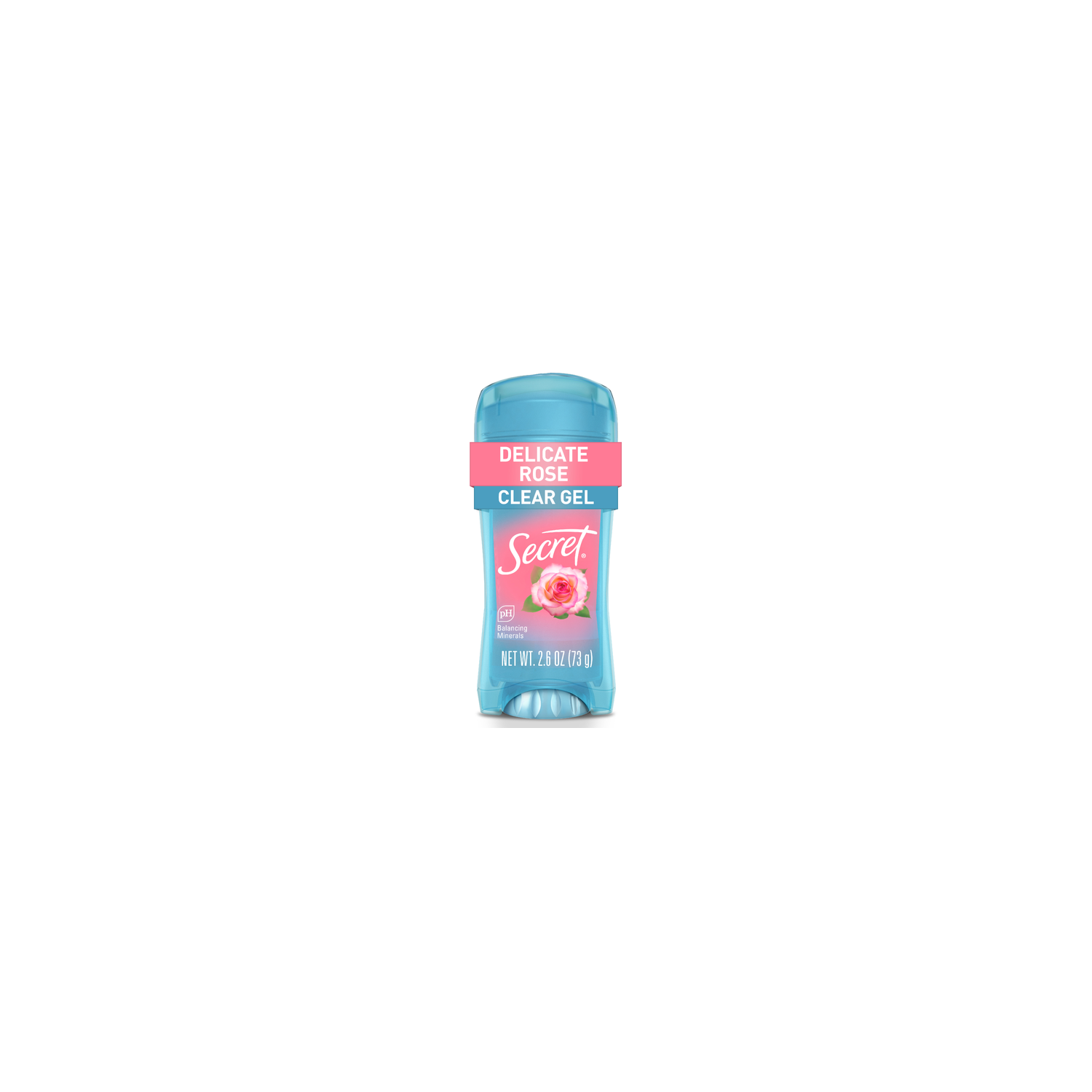 Secret Delicate Rose Clear Gel Antiperspirant Deodorant - 2.6 Ounce