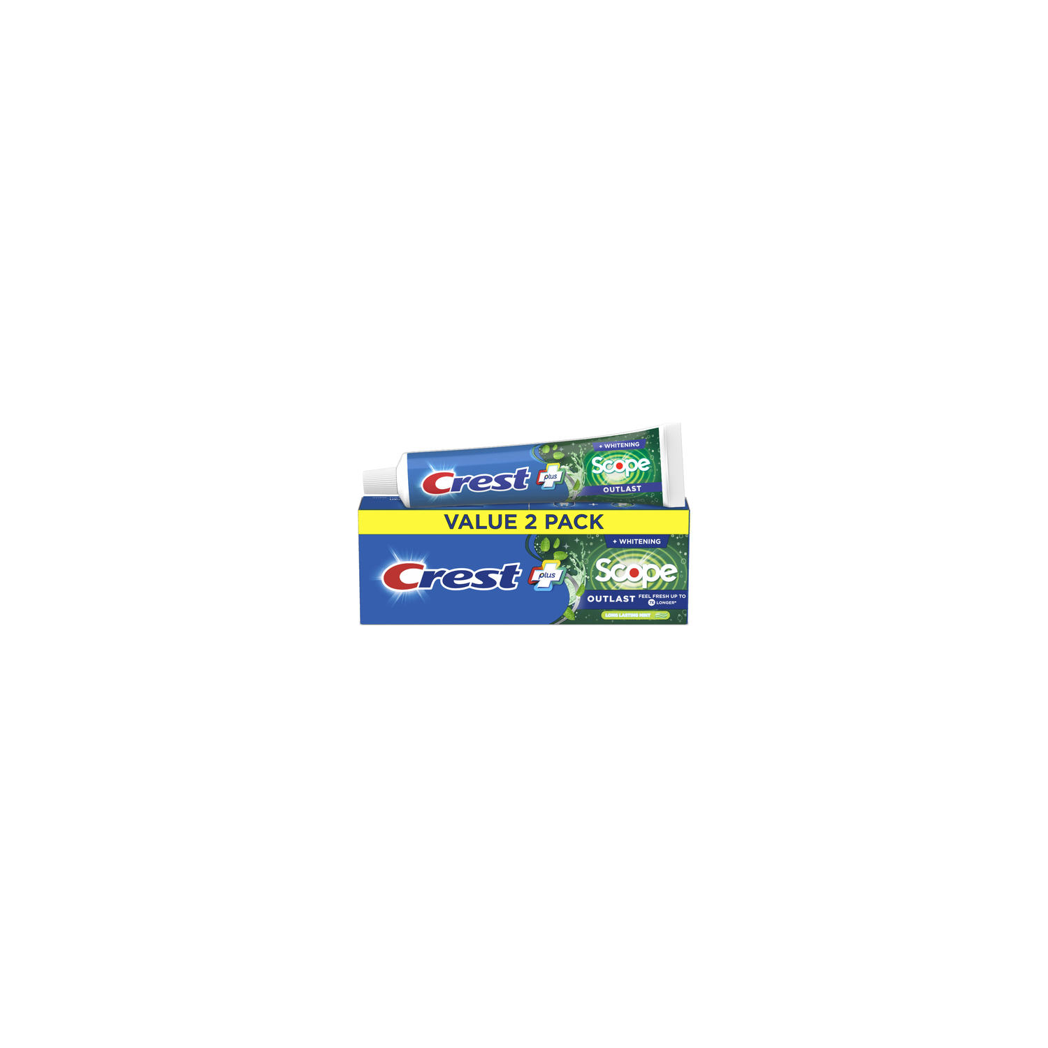 Crest Plus Mint Fluoride Toothpaste - 10.8 Ounce Image 1 of 2