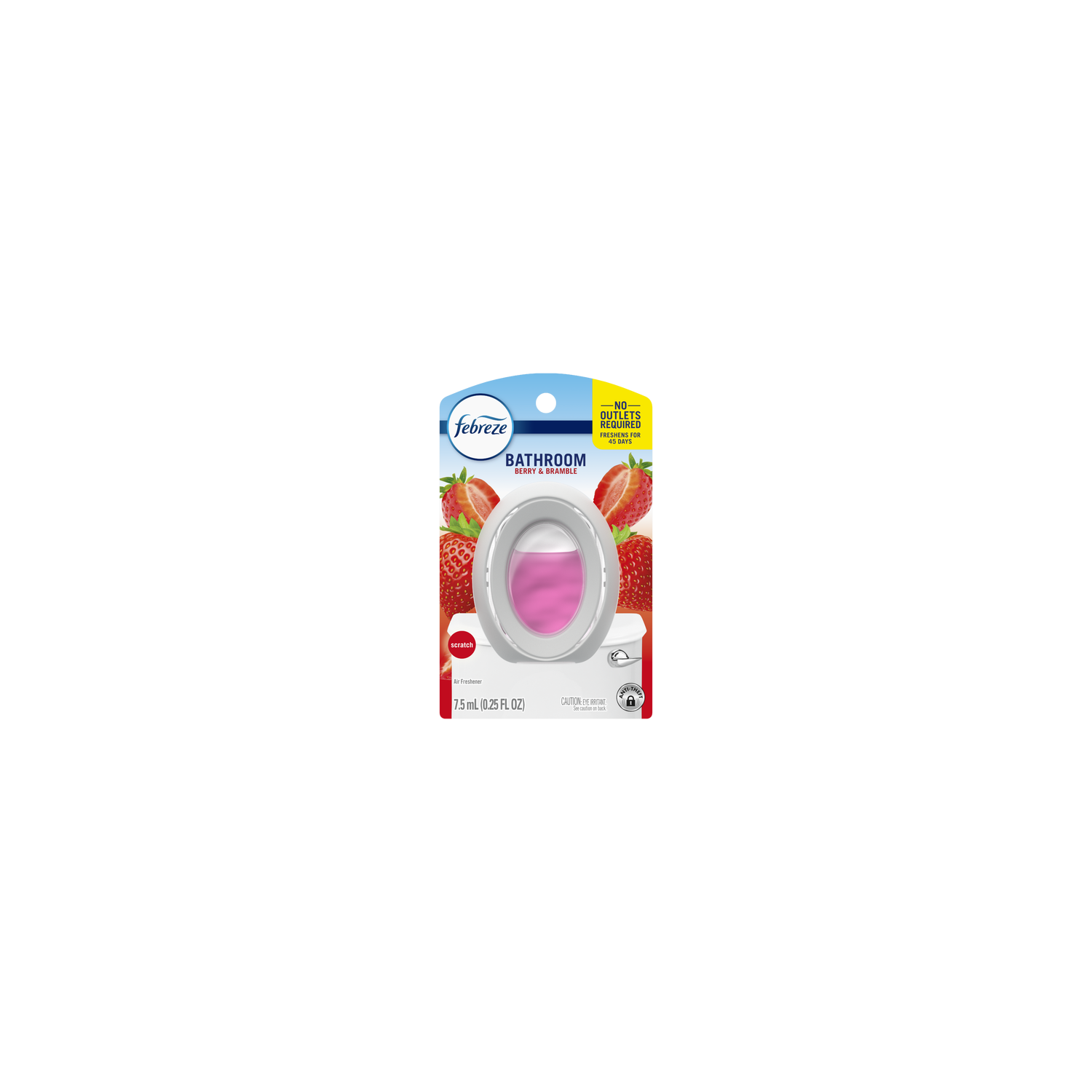Febreze Bathroom Air Freshener, Berry & Bramble - 0.25 Ounce Image 1 of 2
