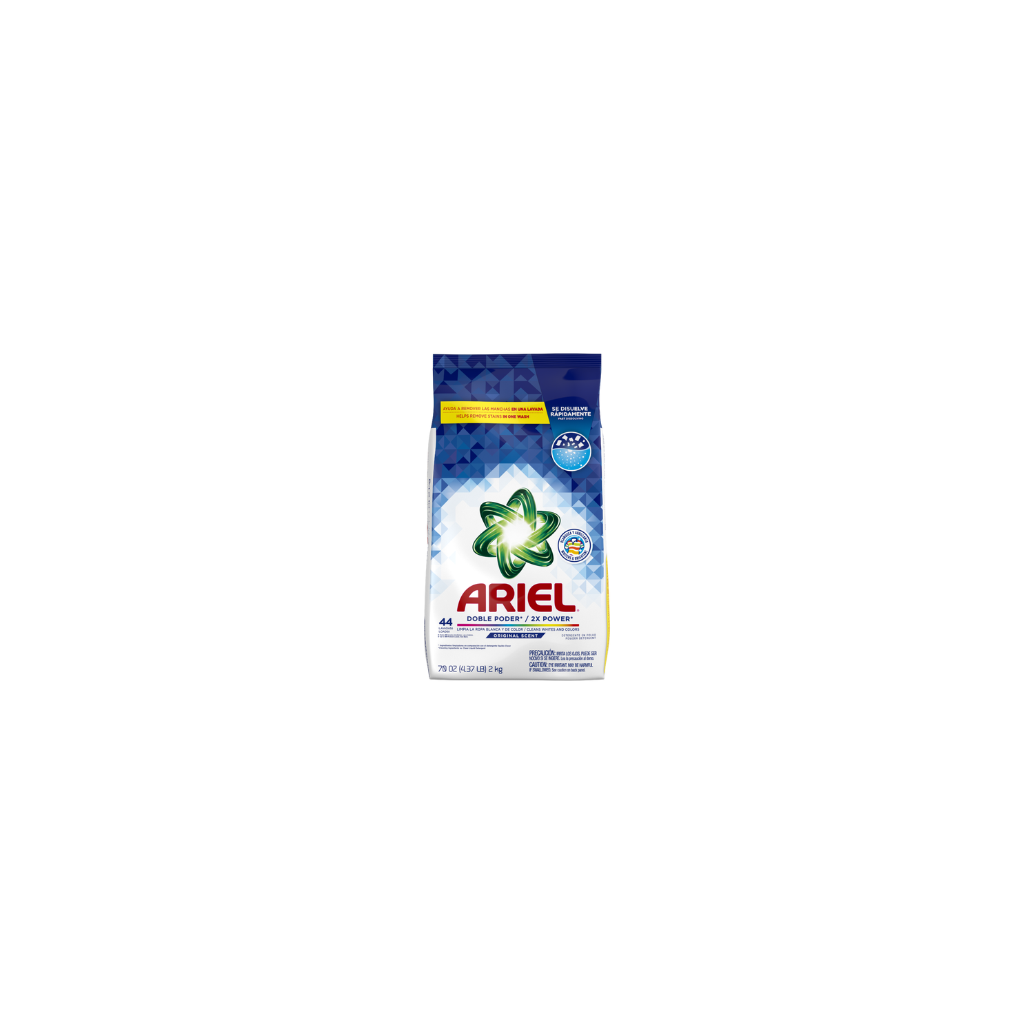 Ariel Powder Laundry Detergent, Original Scent, , 44 Loads - 70 Ounce Image 1 of 2