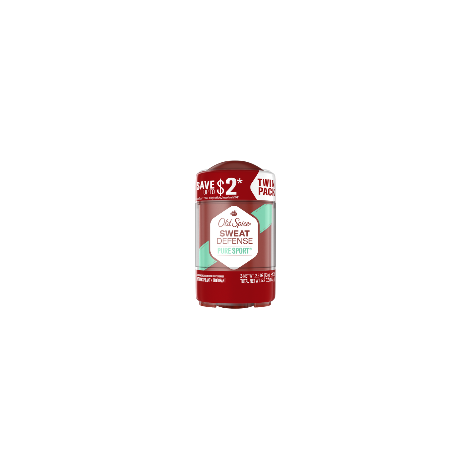Old Spice Sweat Defense Invisible Solid Antiperspirant Deodorant - 5.2 Ounce Image 1 of 2