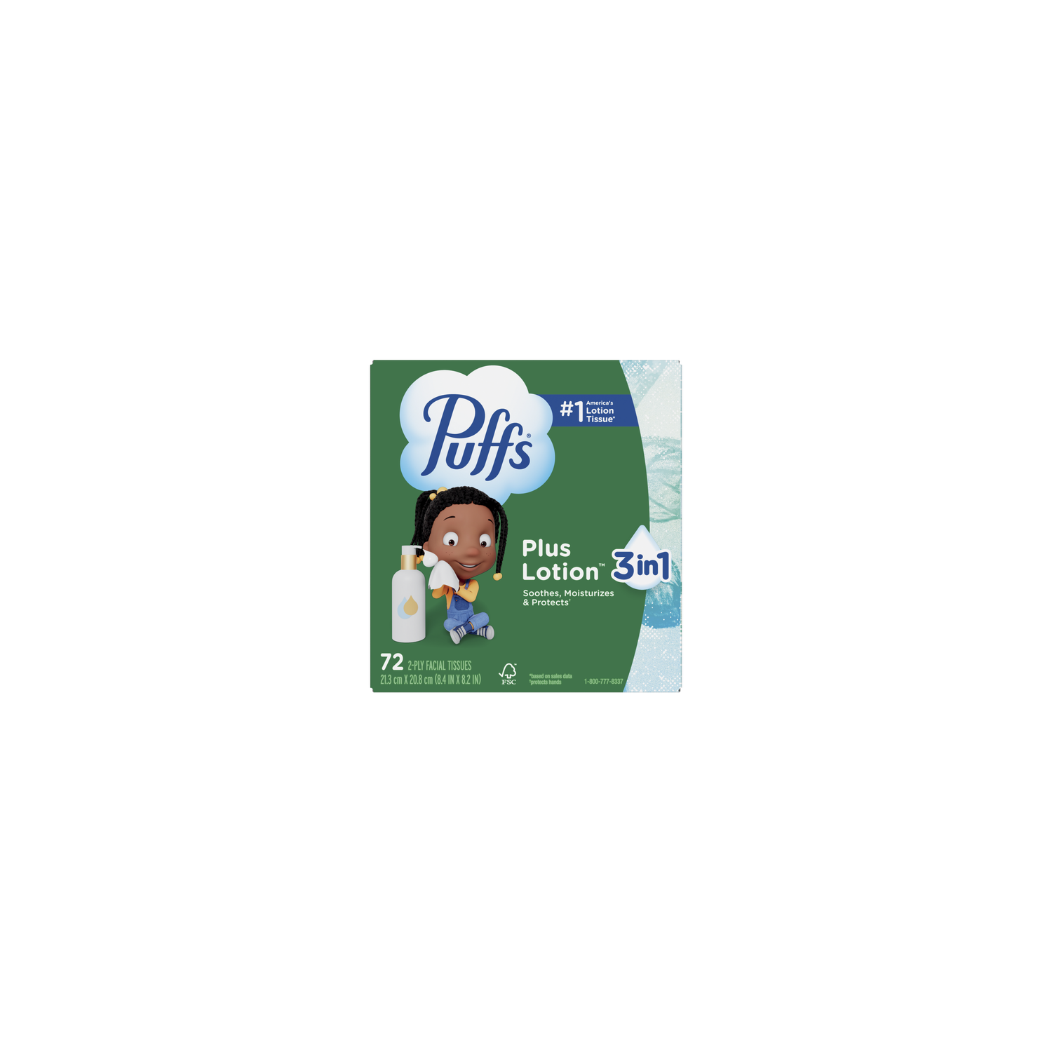 Puffs Facial Tissue Plus Lotion - 1 Count Image 1 of 2