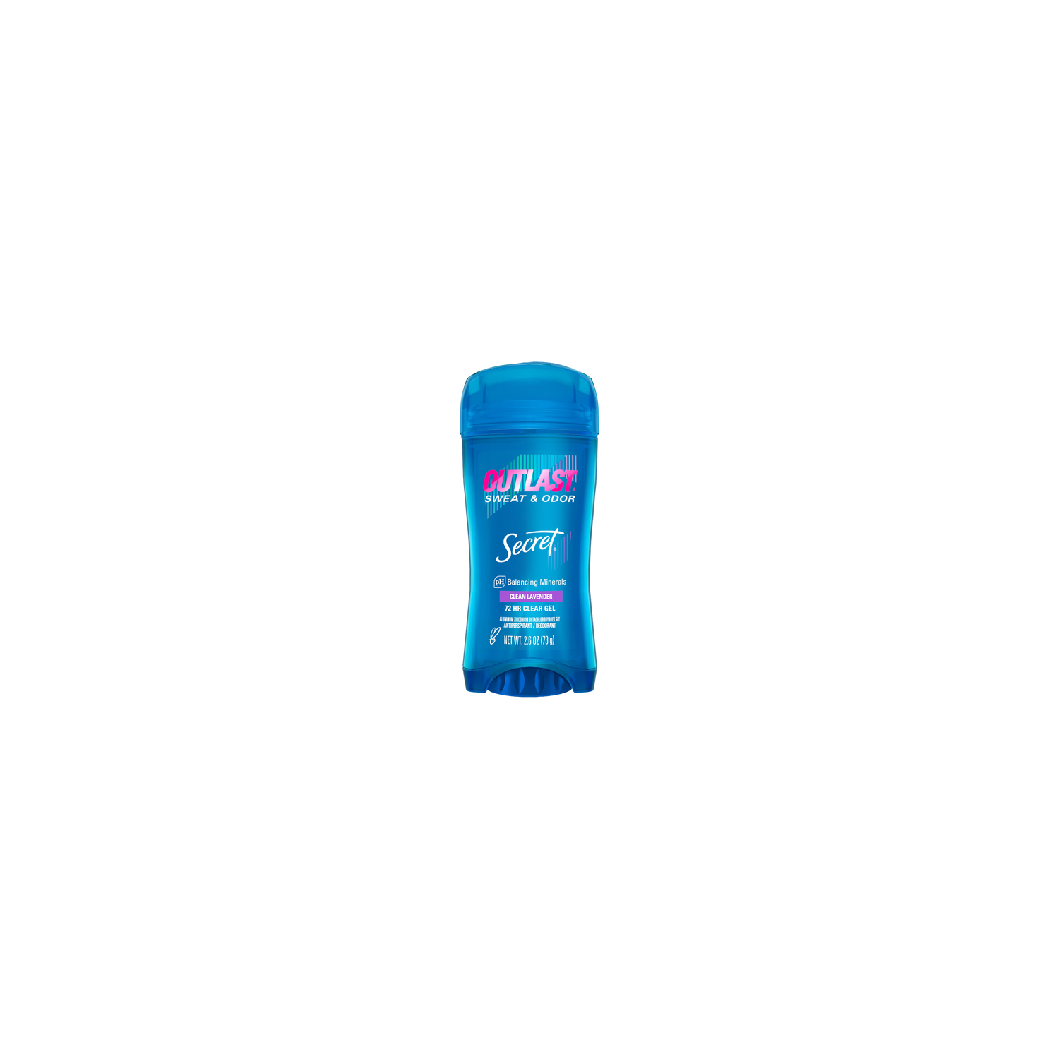 Secret Outlast Clear Gel Deodorant For Women, Clean Lavendar - 2.6 Ounce Image 1 of 2