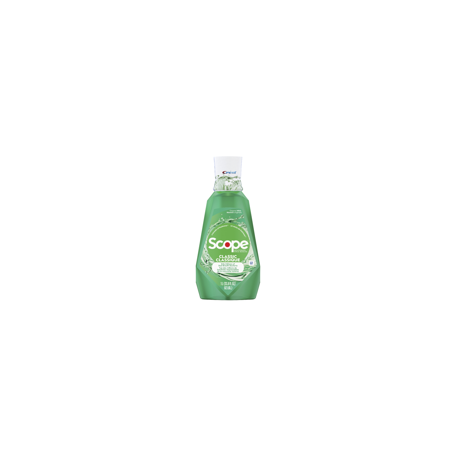 Crest Scope Original Mint Classic Mouthwash - 1 Liter Image 1 of 3