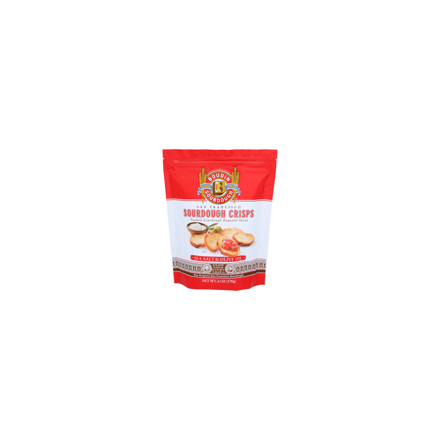 Boudin Sea Salt & Olive Oil Sourdough Crisps - 6 Ounce Image 1 of 4