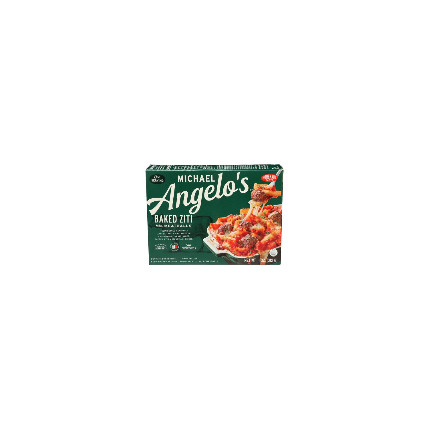 Michael ANGELO's Baked Ziti & Meatballs - 11 Ounce Image 1 of 4