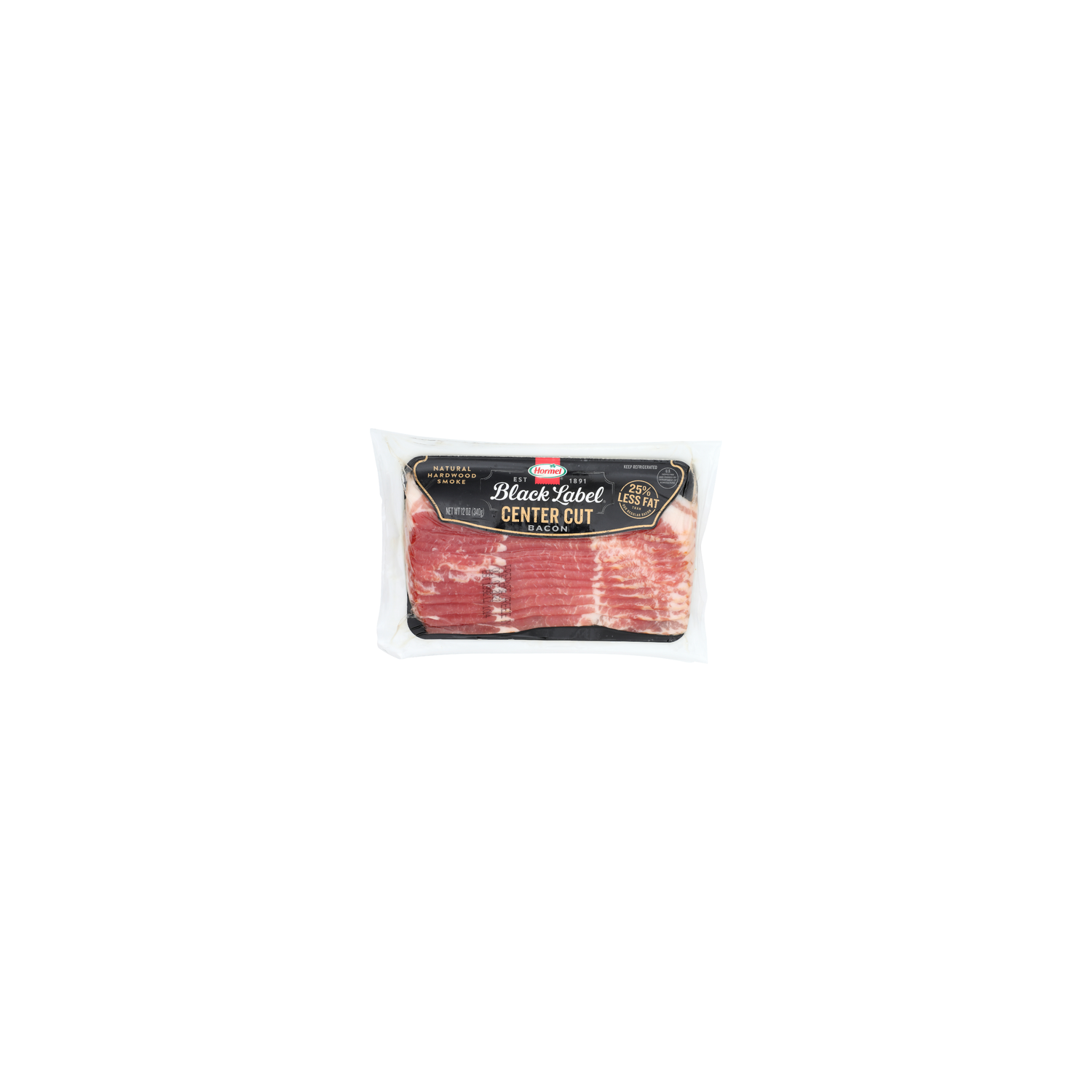 Hormel Center Cut Black Label Bacon - 12 Ounce Image 1 of 4