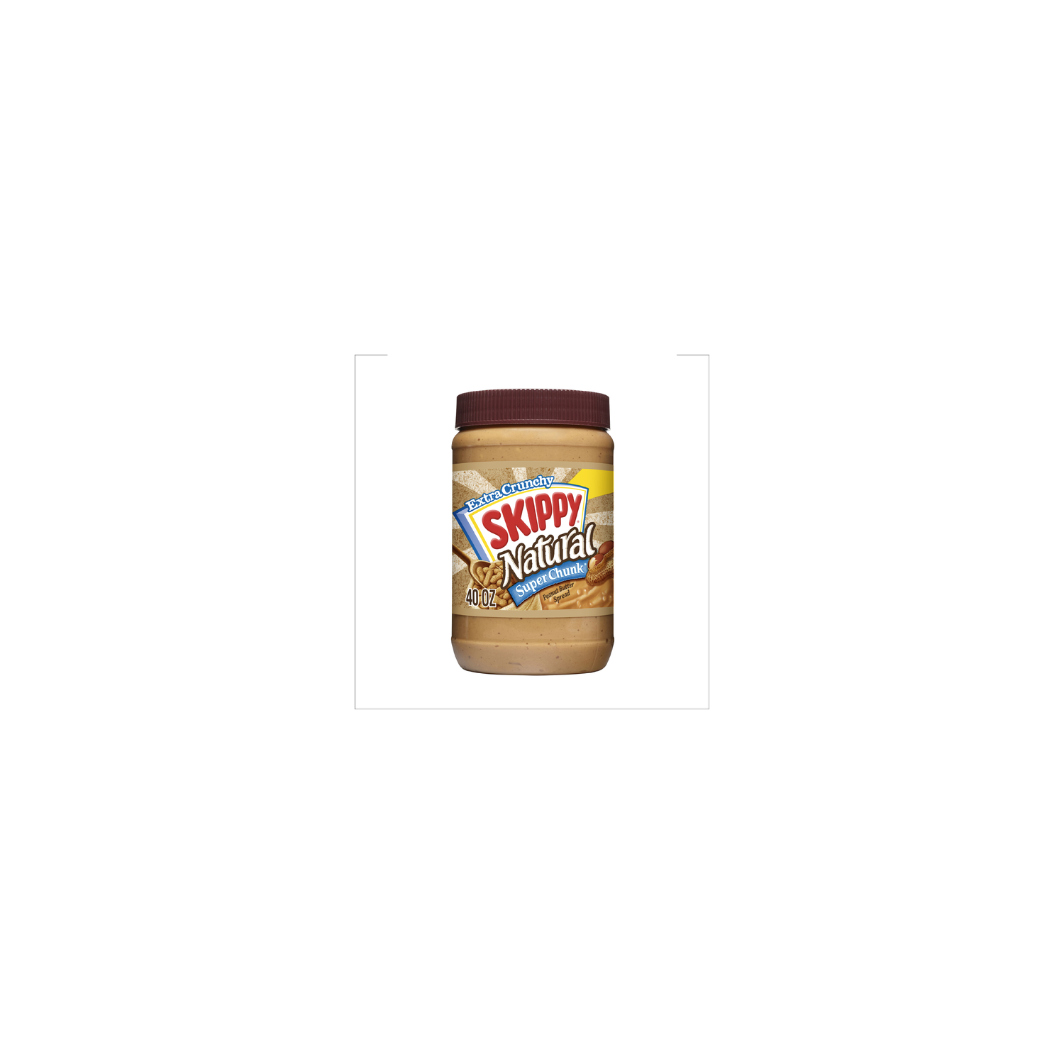 Skippy Super Chunk Natural Peanut Butter Spread - 40 Ounce Image 1 of 3