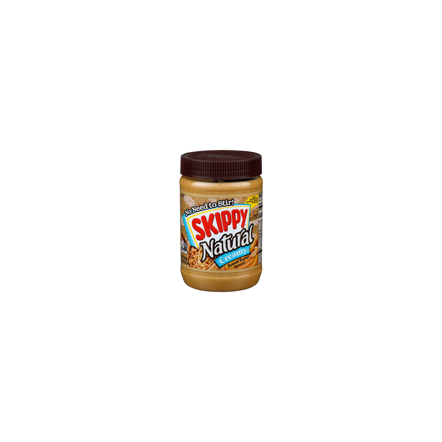 Skippy Natural Creamy Natural Peanut Butter Spread - 26.5 Ounce Image 1 of 4