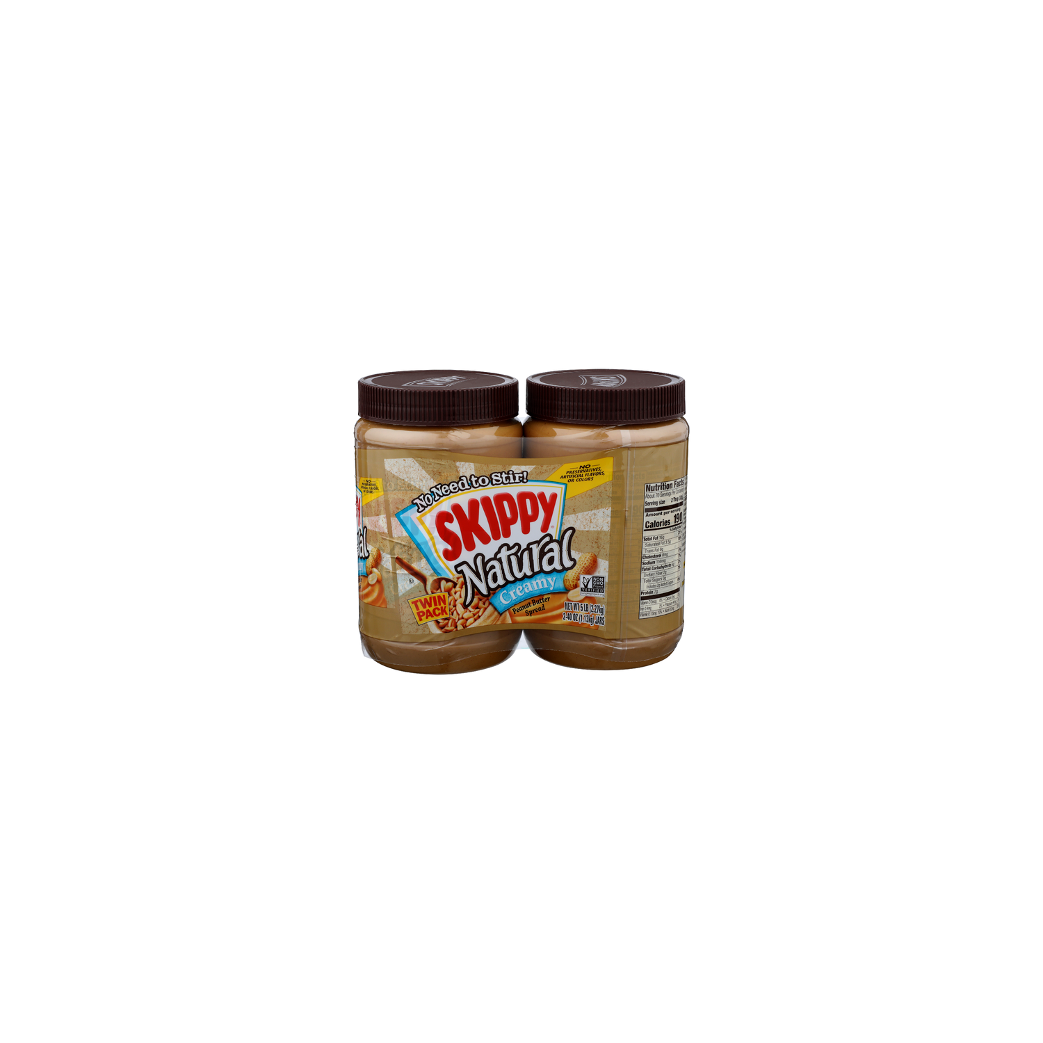 Skippy Creamy Peanut Butter Spread - 40 Ounce - 2 Count Image 1 of 4