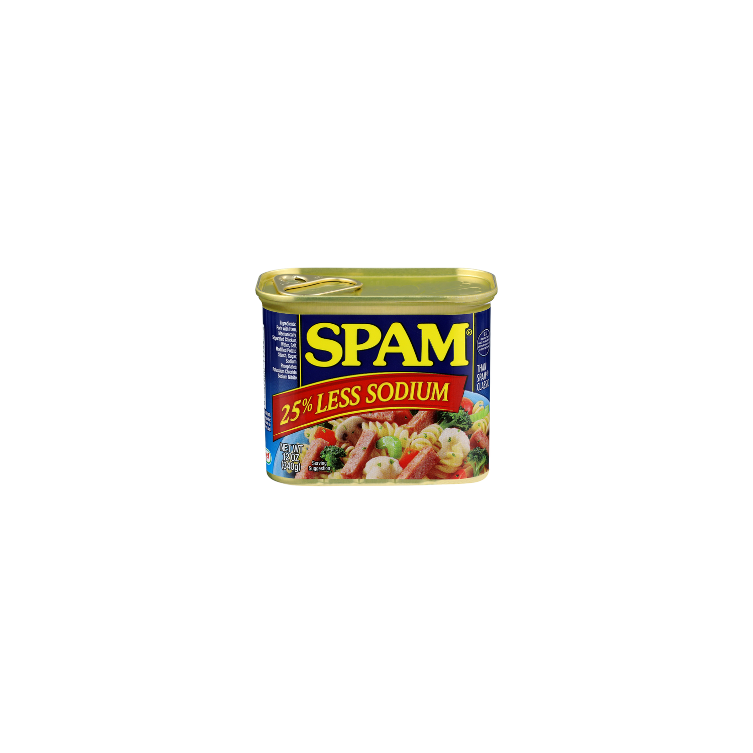Spam Classic 25% Less Sodium Than - 12 Ounce Image 1 of 4